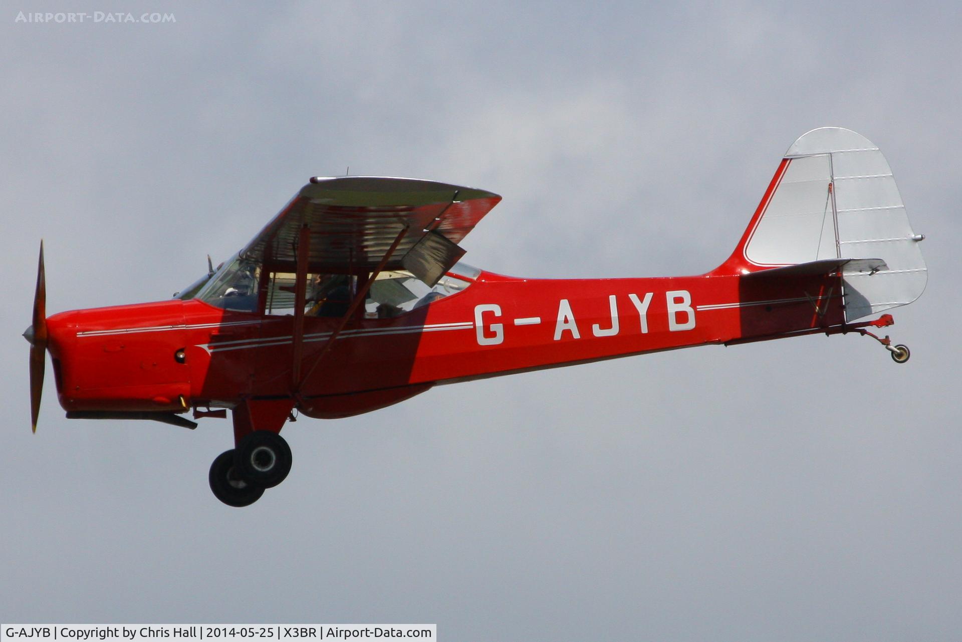 G-AJYB, 1945 Taylorcraft J-1N Alpha C/N 847, visitor at the Cold War Jets Open Day 2014