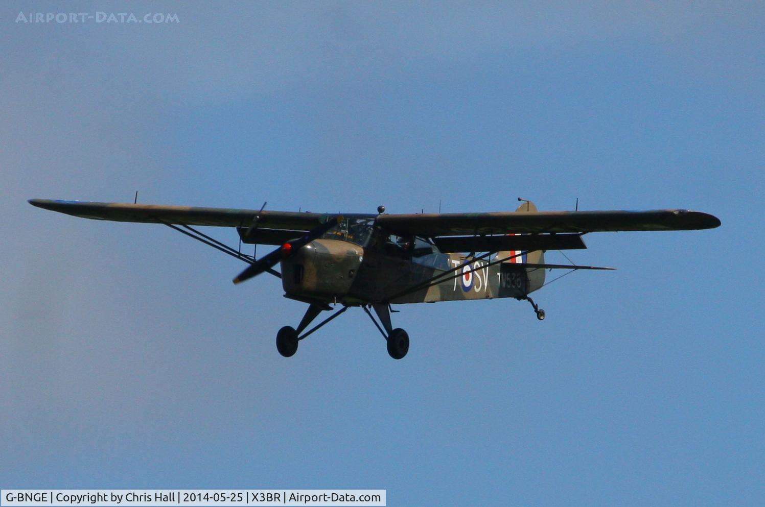 G-BNGE, 1946 Auster AOP.6 C/N 1925, visitor at the Cold War Jets Open Day 2014