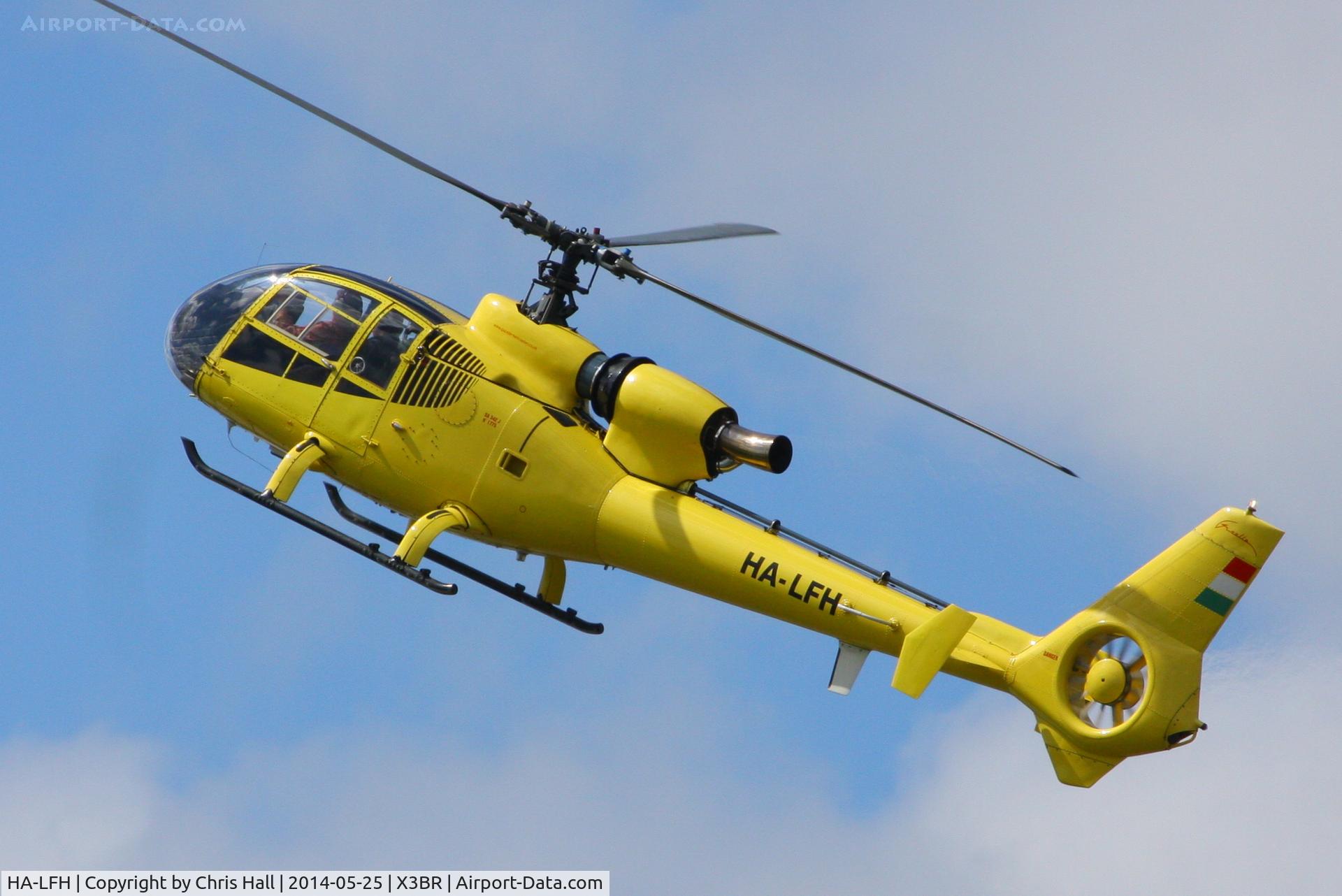HA-LFH, 1979 Aerospatiale SA-342J Gazelle C/N 1775, visitor at the Cold War Jets Open Day 2014