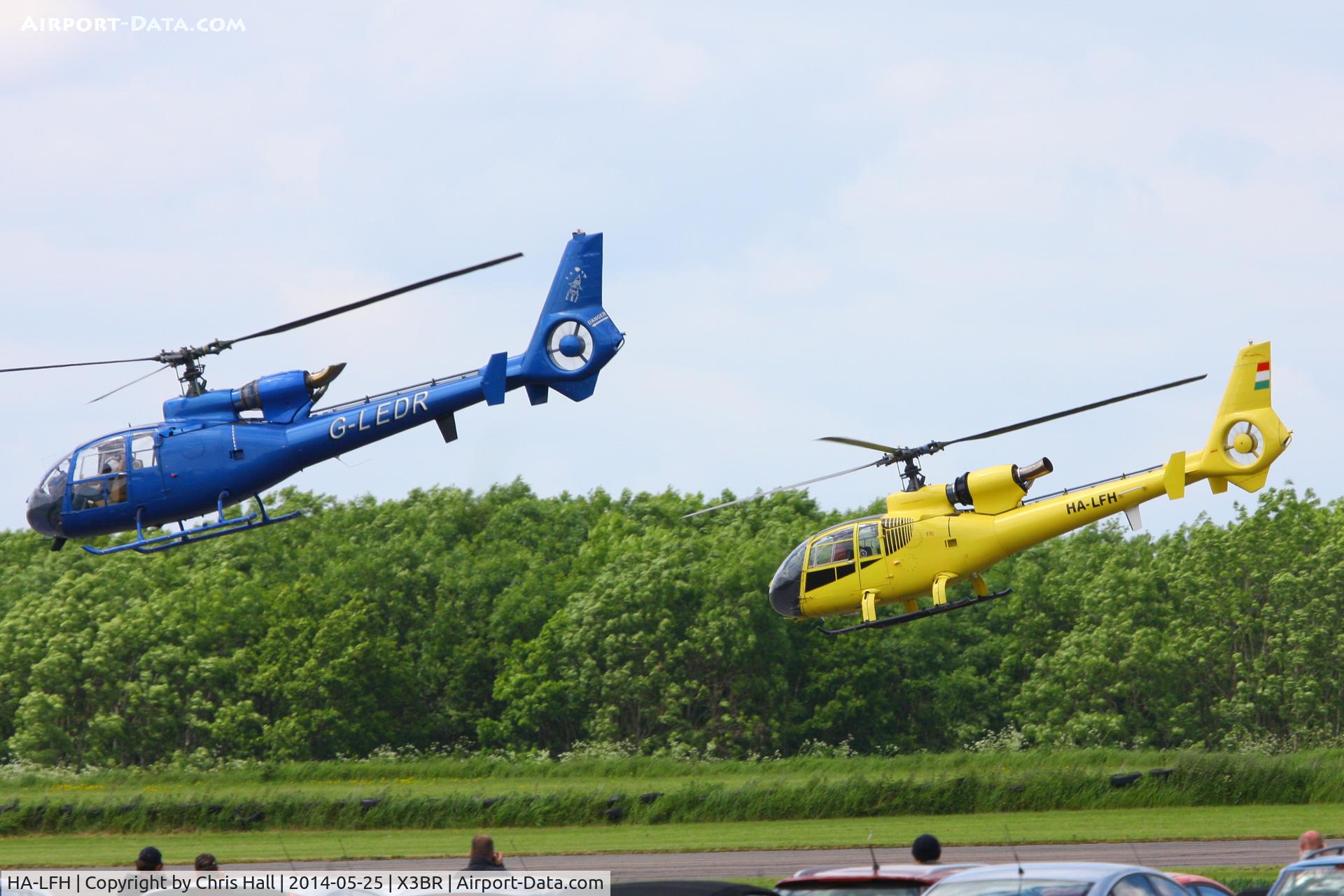 HA-LFH, 1979 Aerospatiale SA-342J Gazelle C/N 1775, visitor at the Cold War Jets Open Day 2014