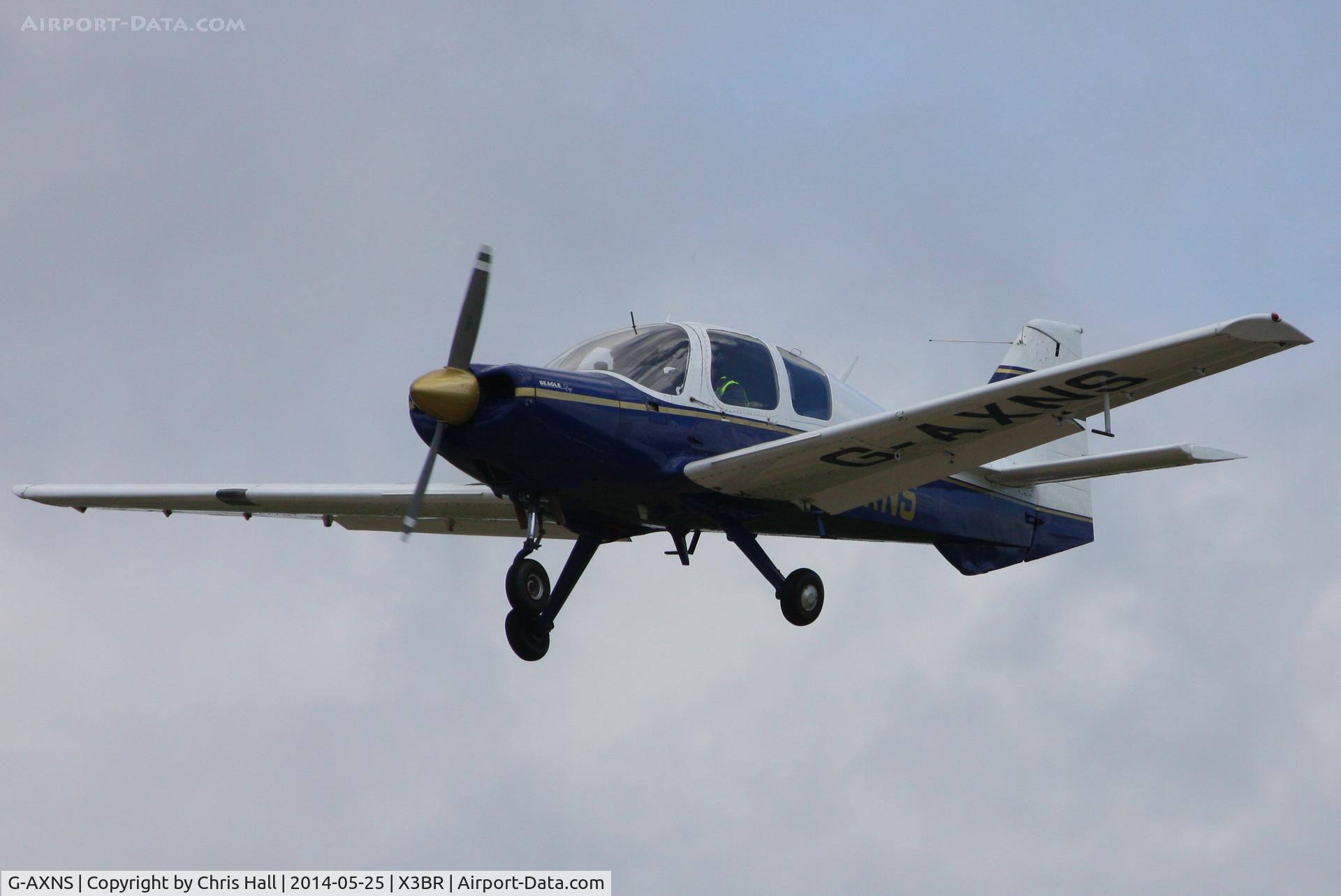G-AXNS, 1969 Beagle B-121 Pup Series 2 (Pup 150) C/N B121-110, visitor at the Cold War Jets Open Day 2014