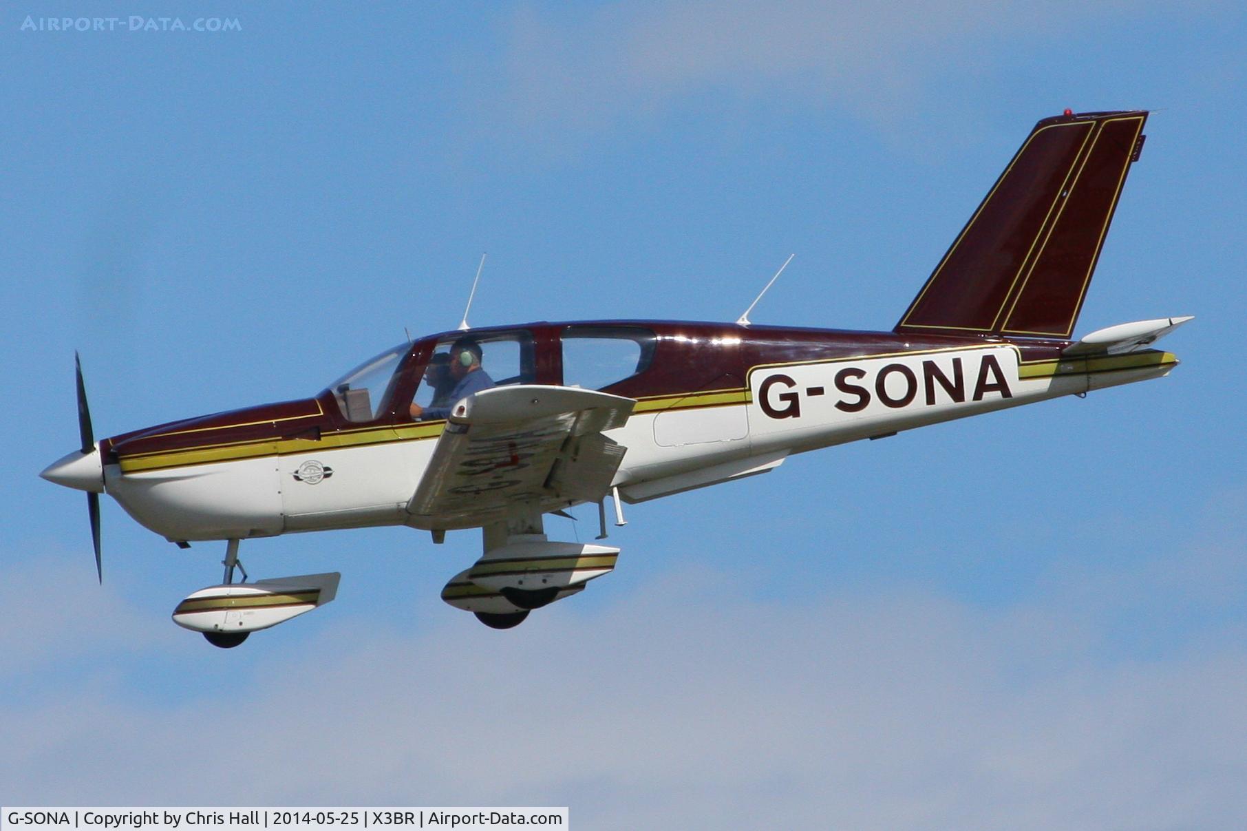 G-SONA, 1980 Socata TB-10 Tobago C/N 151, visitor at the Cold War Jets Open Day 2014
