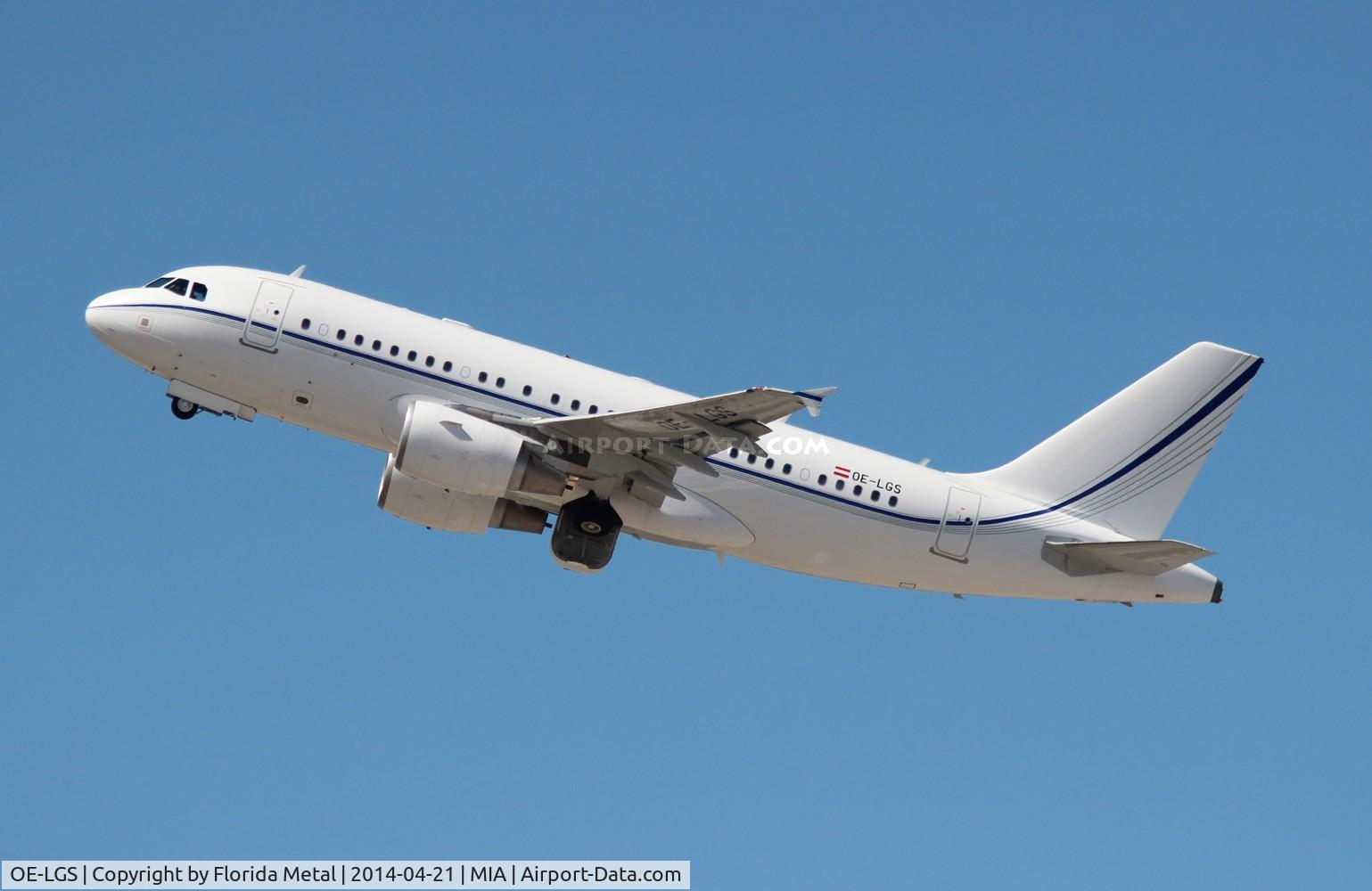 OE-LGS, 2007 Airbus A319-115C C/N 3046, K5 Aviation A139 CJ