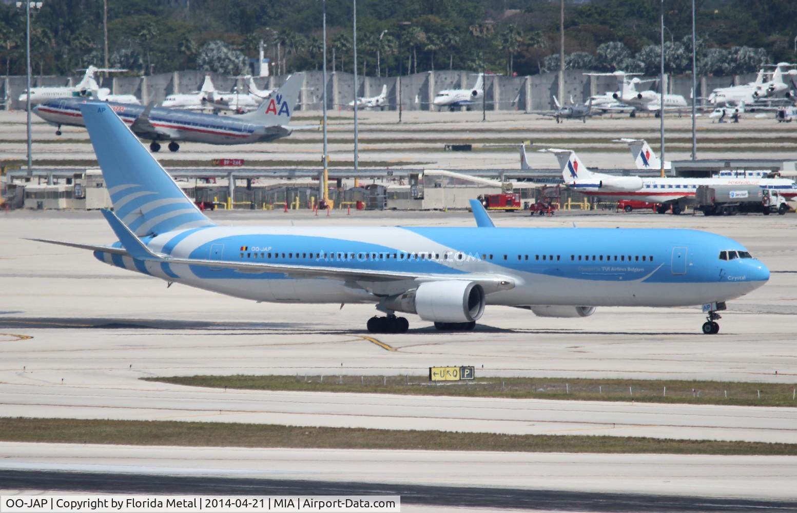 OO-JAP, 2001 Boeing 767-38E/ER C/N 30840, Jet Air Fly Belgium 767-300