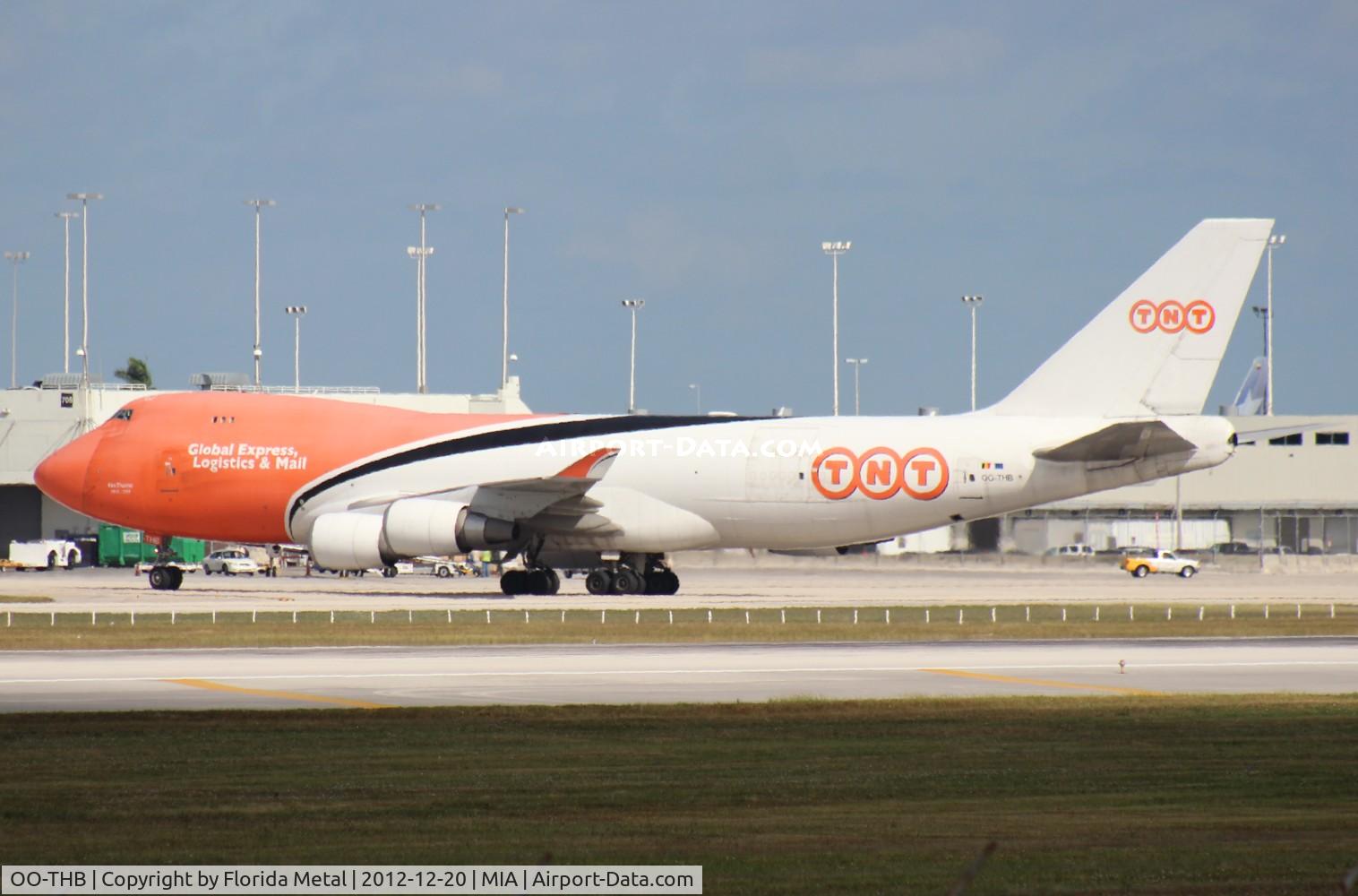 OO-THB, 2007 Boeing 747-4HAERF C/N 35234, TNT Belgium 747-400