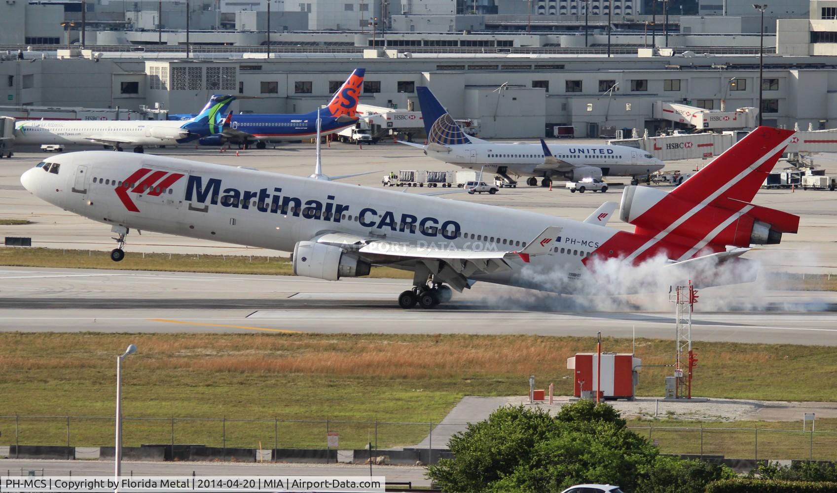 PH-MCS, 1995 McDonnell Douglas MD-11F C/N 48618, Martinair Cargo MD-11F