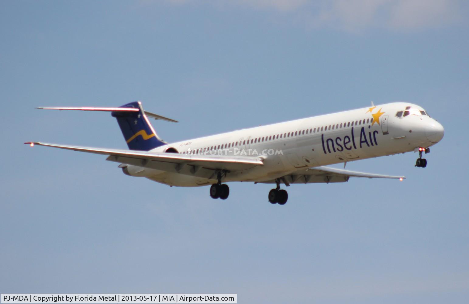 PJ-MDA, 1987 McDonnell Douglas MD-83 (DC-9-83) C/N 49449, Insel Air