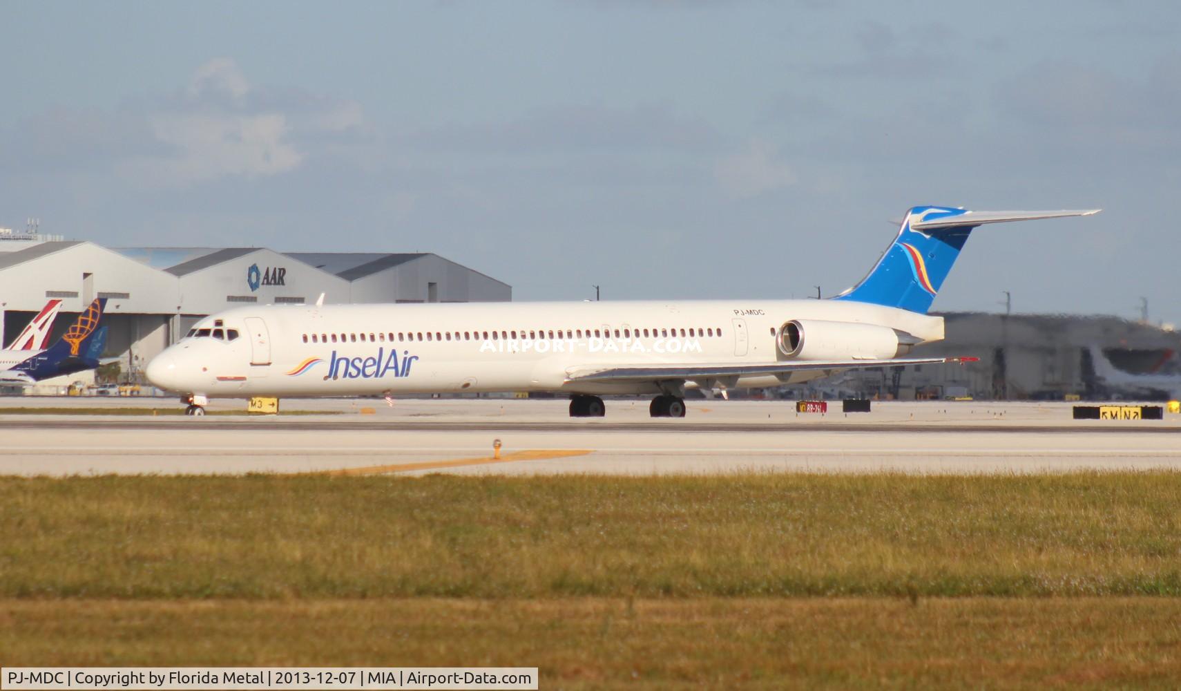 PJ-MDC, 1988 McDonnell Douglas MD-82 (DC-9-82) C/N 49434, Insel Air MD-82