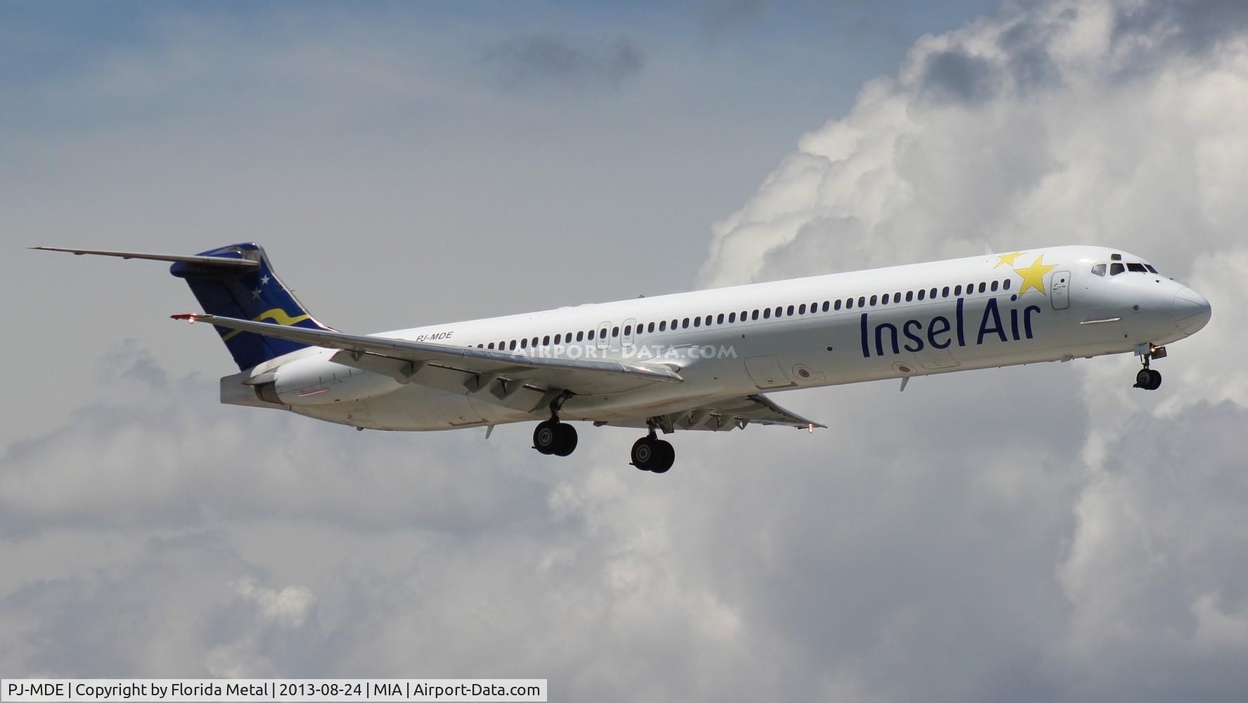PJ-MDE, 1990 McDonnell Douglas MD-82 (DC-9-82) C/N 49971, Insel Air MD-82