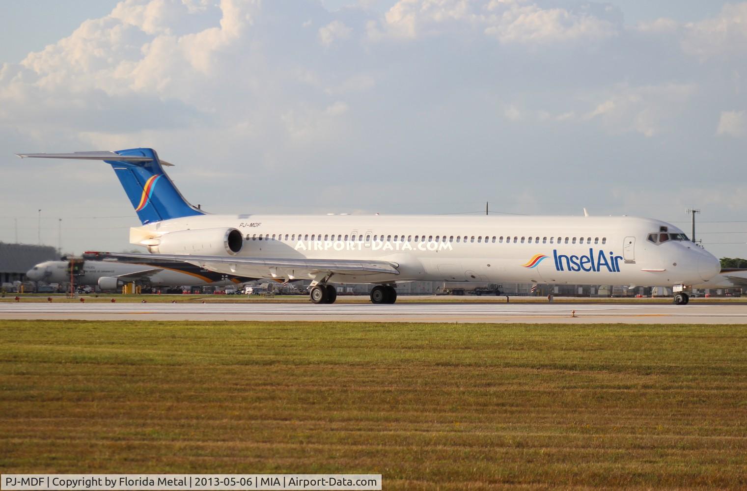 PJ-MDF, 1991 McDonnell Douglas MD-83 (DC-9-83) C/N 53014, Insel Air MD-83