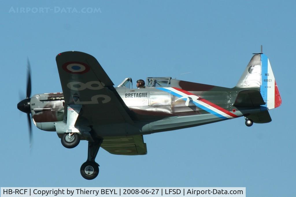 HB-RCF, 1942 Morane-Saulnier D-3801 (MS-412) C/N 194, BA102 airshow