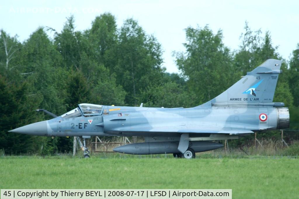 45, Dassault Mirage 2000-5F C/N 211, On taxiway