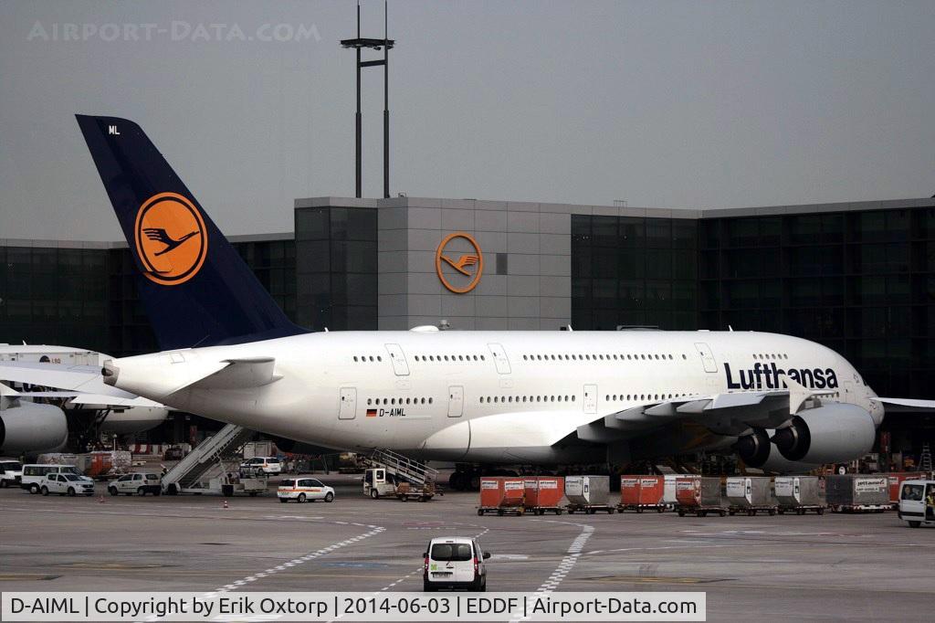 D-AIML, 2013 Airbus A380-841 C/N 149, D-AIML in FRA