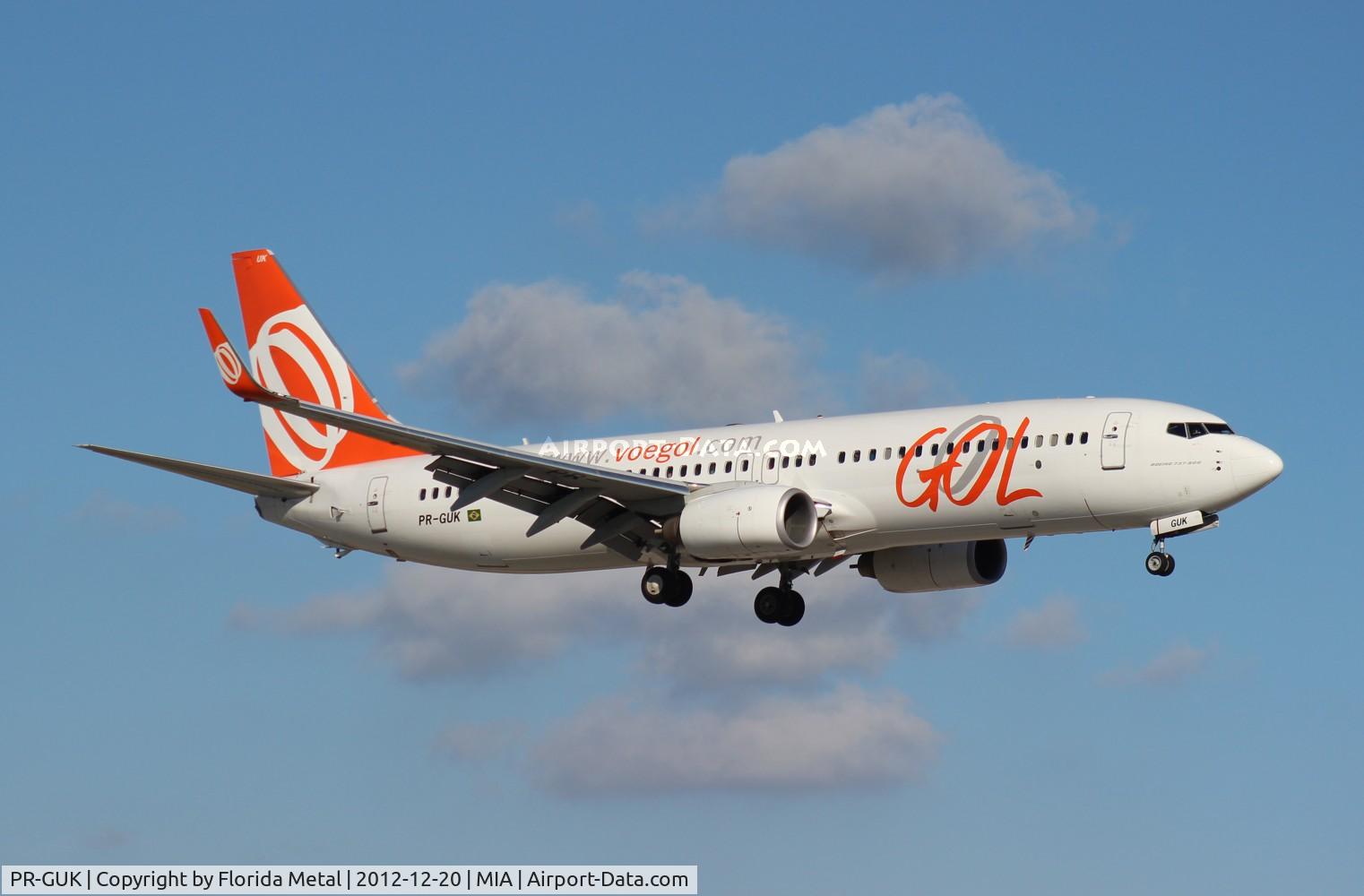 PR-GUK, 2011 Boeing 737-8EH C/N 35852, GOL 737-800