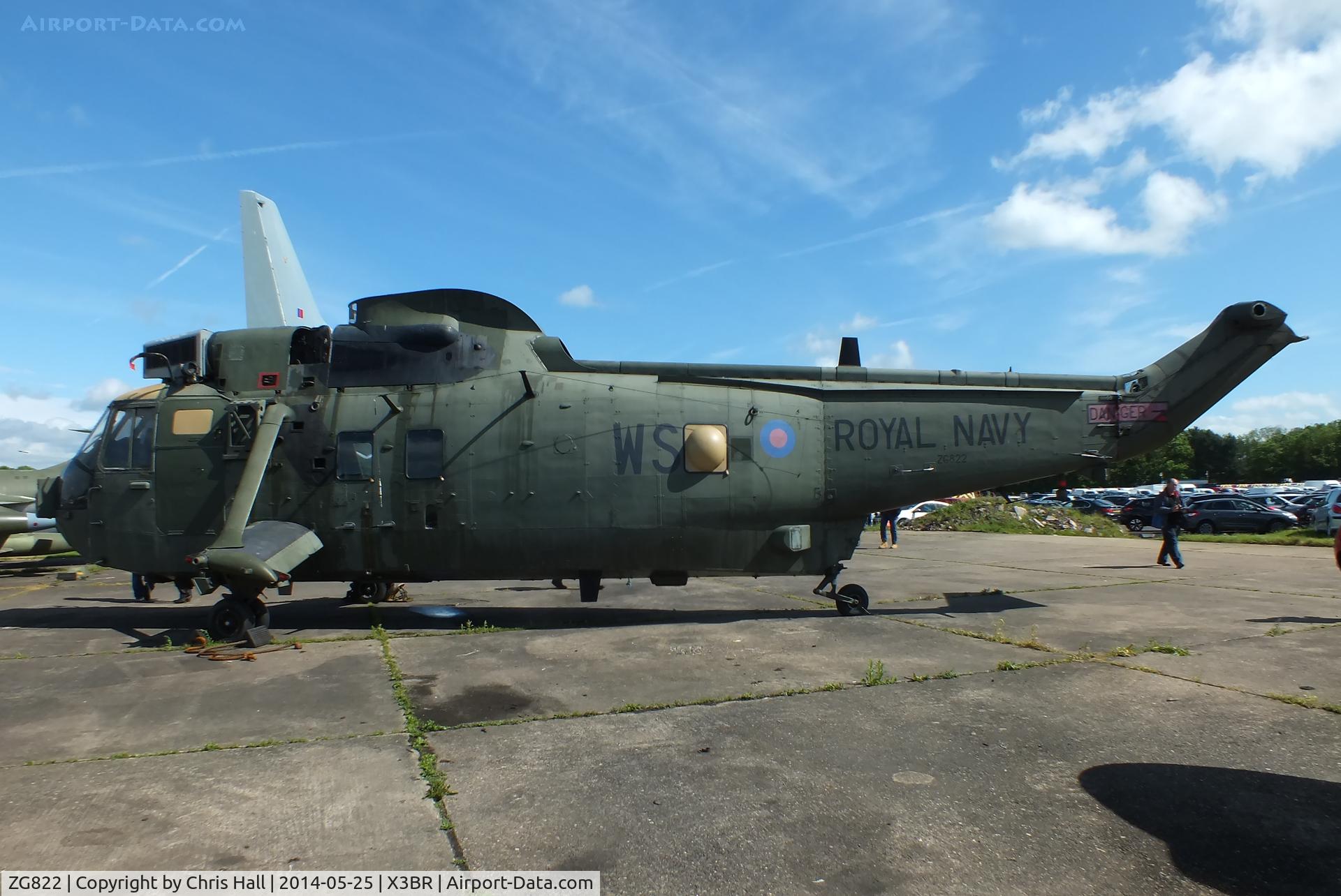 ZG822, 1990 Westland Sea King HC.4 C/N WA1003, at the Cold War Jets Open Day 2014