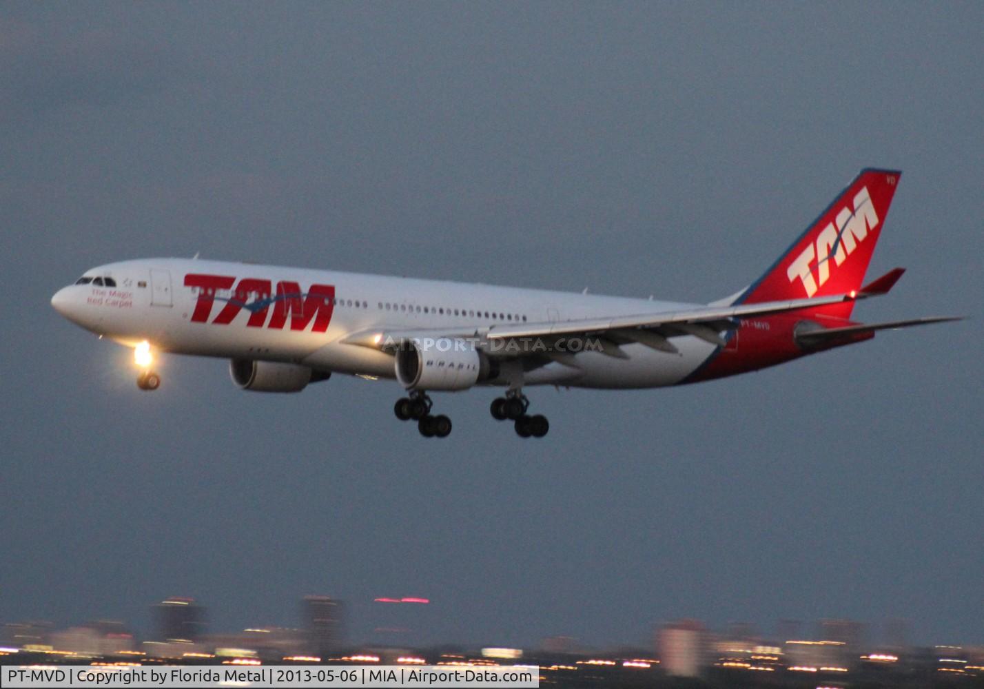 PT-MVD, 1999 Airbus A330-223 C/N 259, TAM A330-200