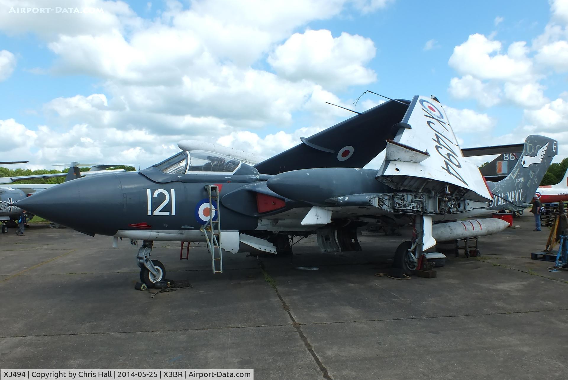 XJ494, 1959 De Havilland DH-110 Sea Vixen FAW.2 C/N 10021, at the Cold War Jets Open Day 2014