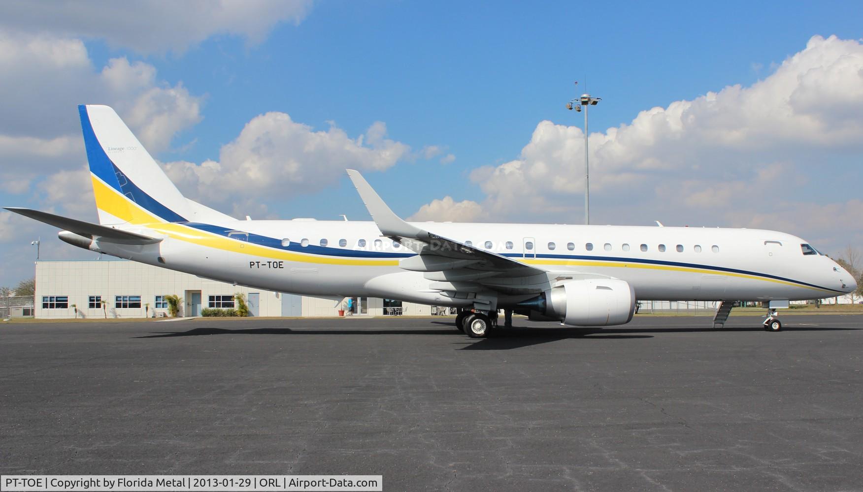 PT-TOE, Embraer ERJ-190-100ECJ Lineage 1000 C/N 19000317, Lineage 1000