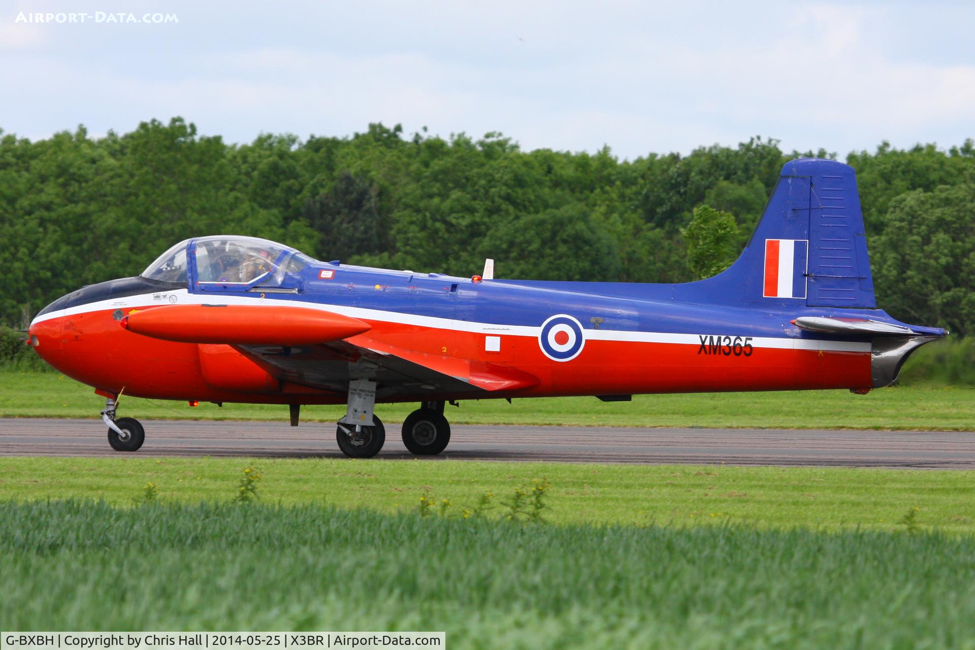 G-BXBH, 1960 Hunting P-84 Jet Provost T.3A C/N PAC/W/9241, at the Cold War Jets Open Day 2014