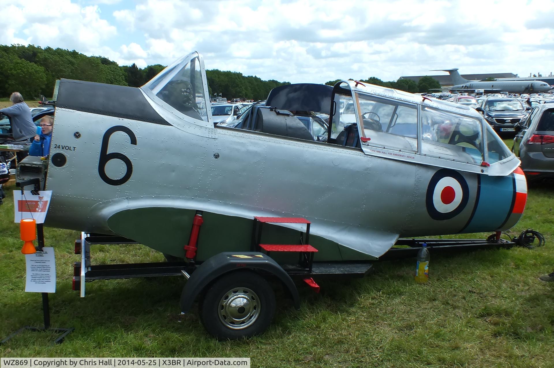 WZ869, 1953 De Havilland DHC-1 Chipmunk T.10 C/N C1/0900, at the Cold War Jets Open Day 2014