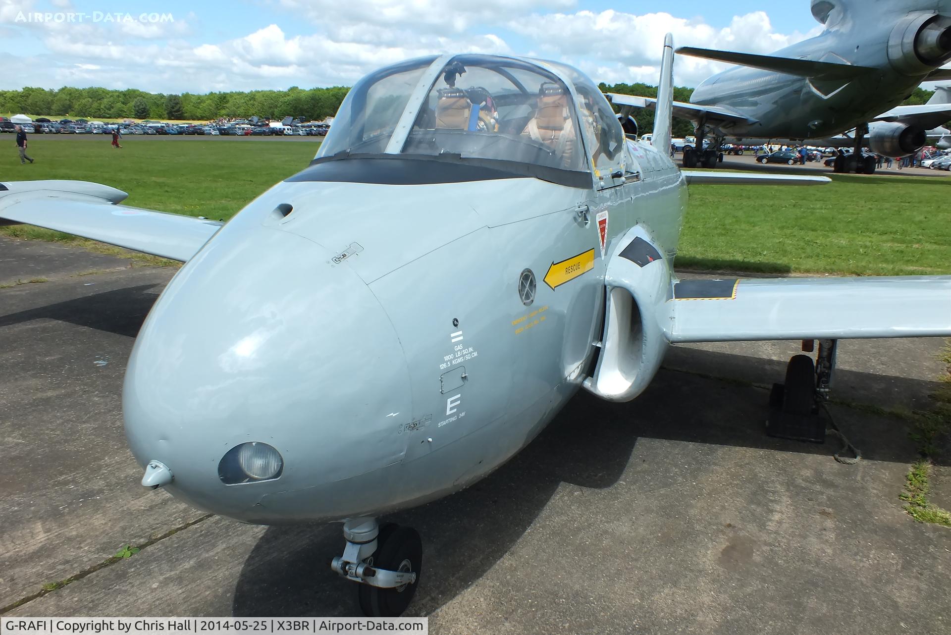 G-RAFI, 1962 BAC 84 Jet Provost T.4 C/N PAC/W/17641, at the Cold War Jets Open Day 2014
