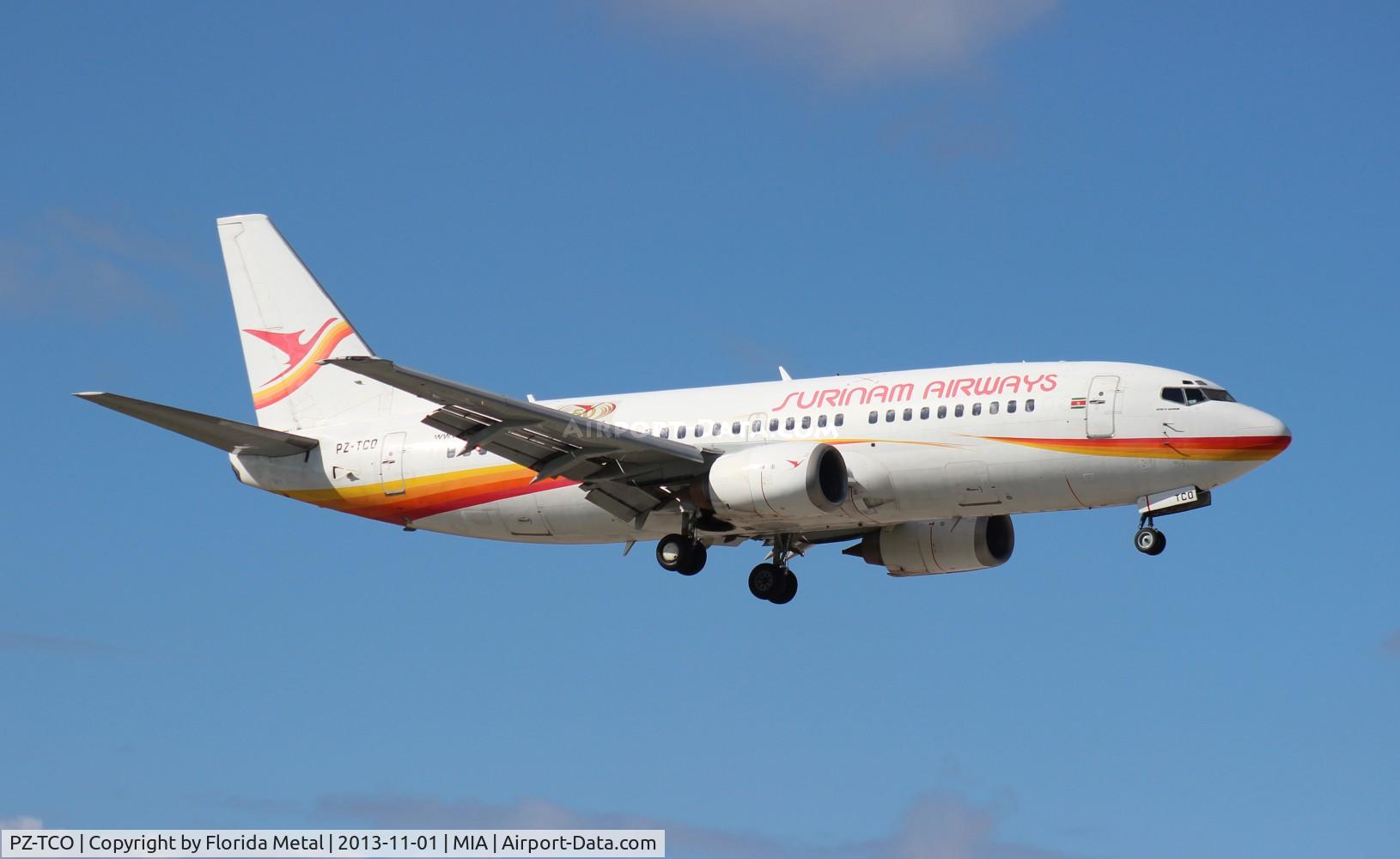 PZ-TCO, 1997 Boeing 737-36N C/N 28669, Surinam Airways 737-300