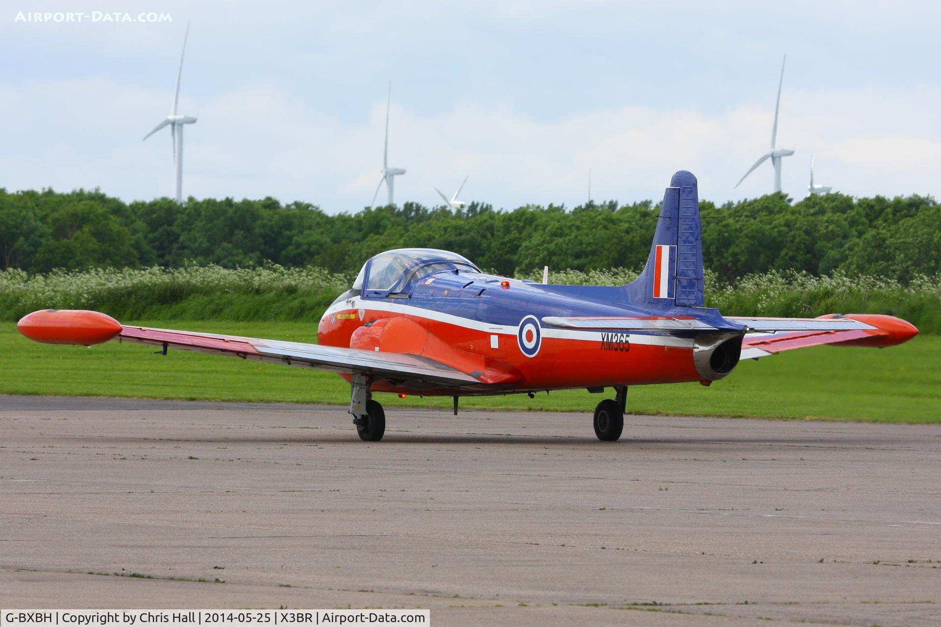 G-BXBH, 1960 Hunting P-84 Jet Provost T.3A C/N PAC/W/9241, at the Cold War Jets Open Day 2014