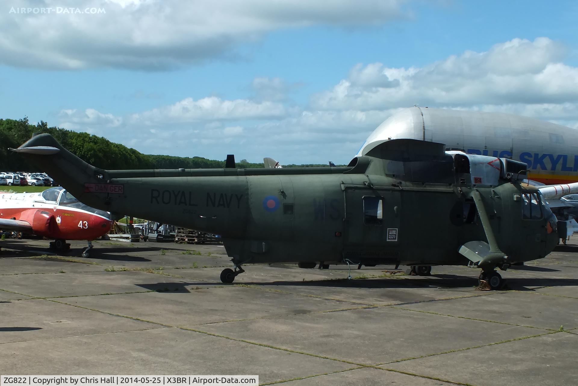 ZG822, 1990 Westland Sea King HC.4 C/N WA1003, at the Cold War Jets Open Day 2014