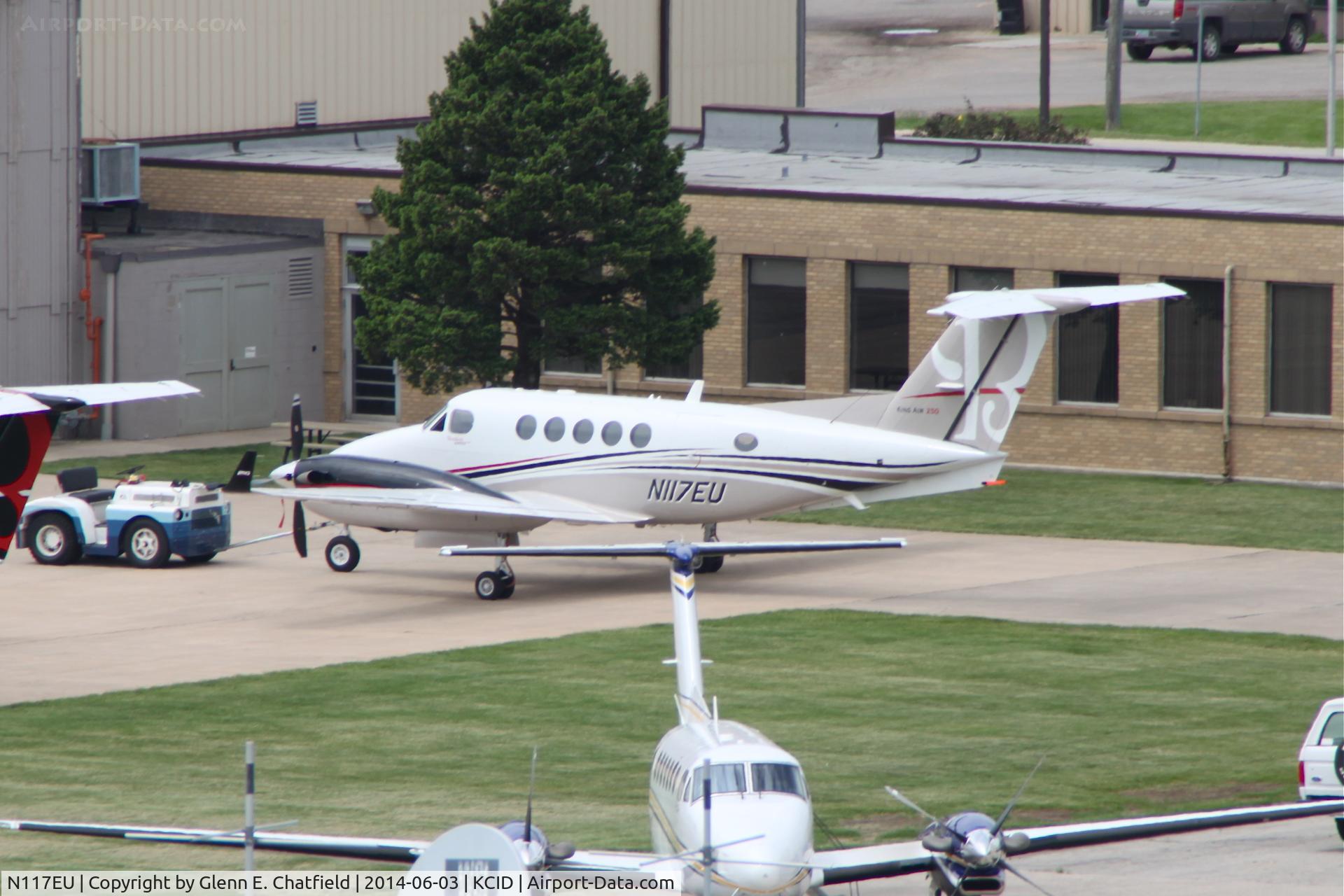 N117EU, 2011 Hawker Beechcraft B200GT King Air C/N BY-117, Photographed from the control tower
