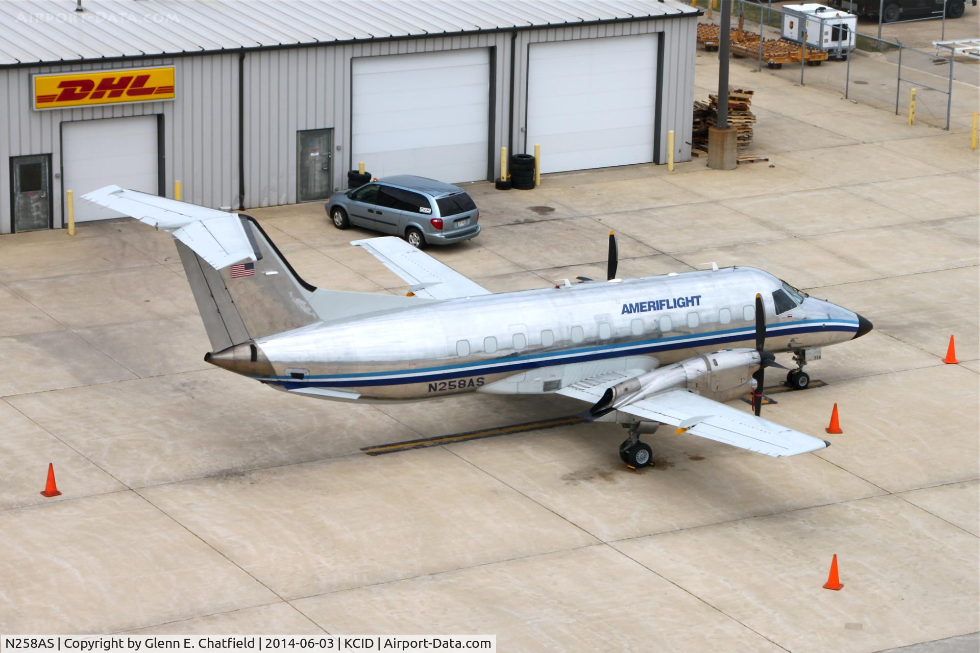 N258AS, 1989 Embraer EMB-120ER Brasilia C/N 120.131, Photographed from the control tower