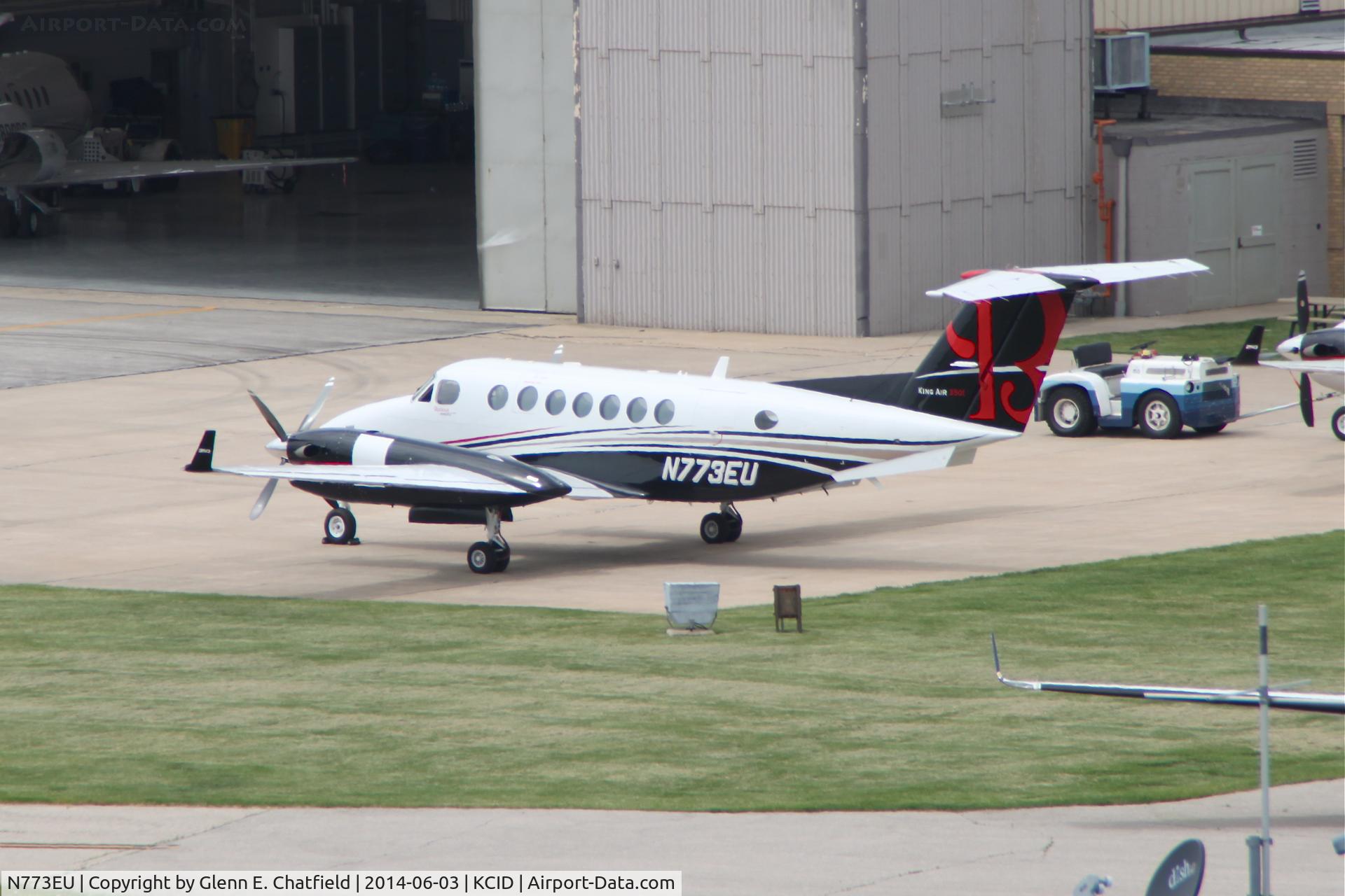 N773EU, 2011 Hawker Beechcraft 350i King Air (B300) C/N FL-773, Photographed from the control tower