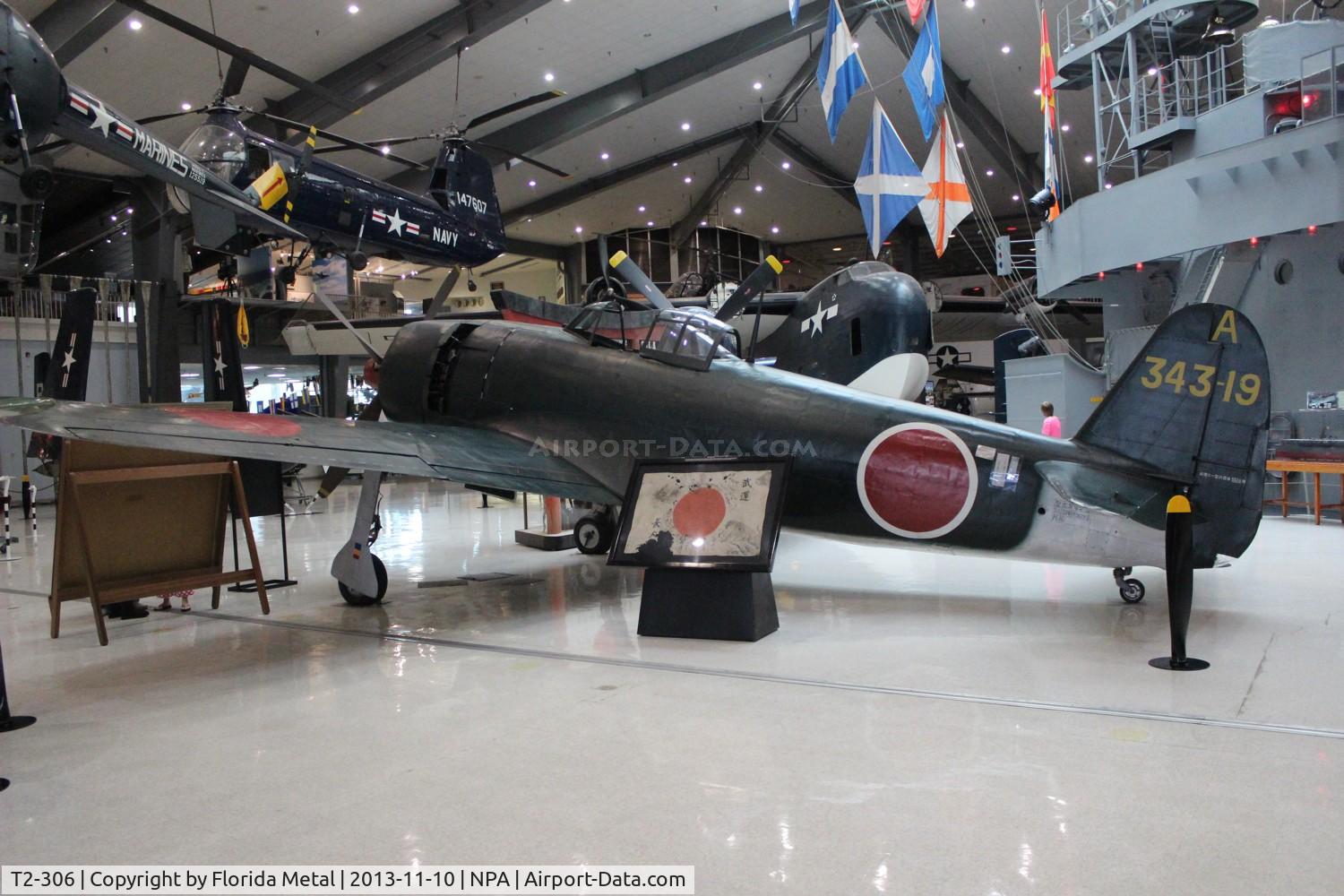 T2-306, 1945 Kawanishi N1K2-J Shiden Kai C/N 5128, N1K2-J at Naval Air Museum