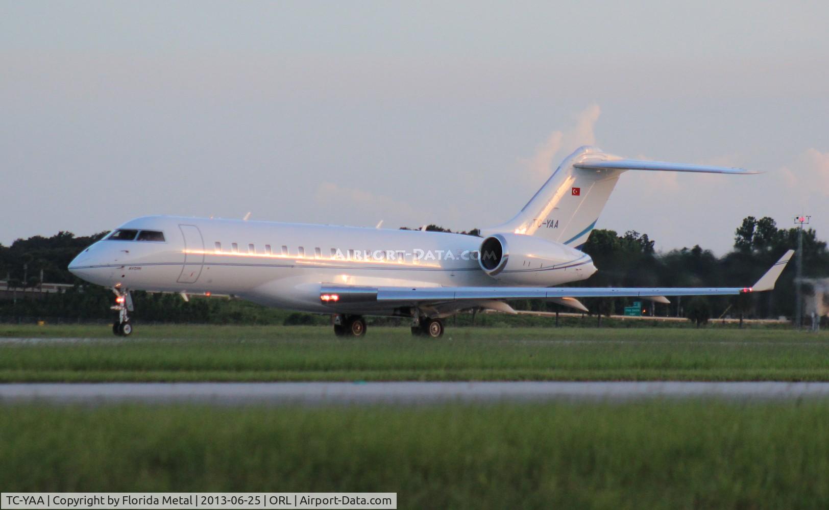 TC-YAA, 2009 Bombardier BD-700-1A10 Global Express XRS C/N 9365, Turkish Global Express