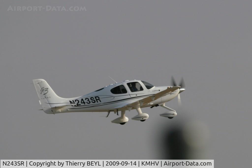 N243SR, 2006 Cirrus SR22 C/N 2043, View from airport dinner