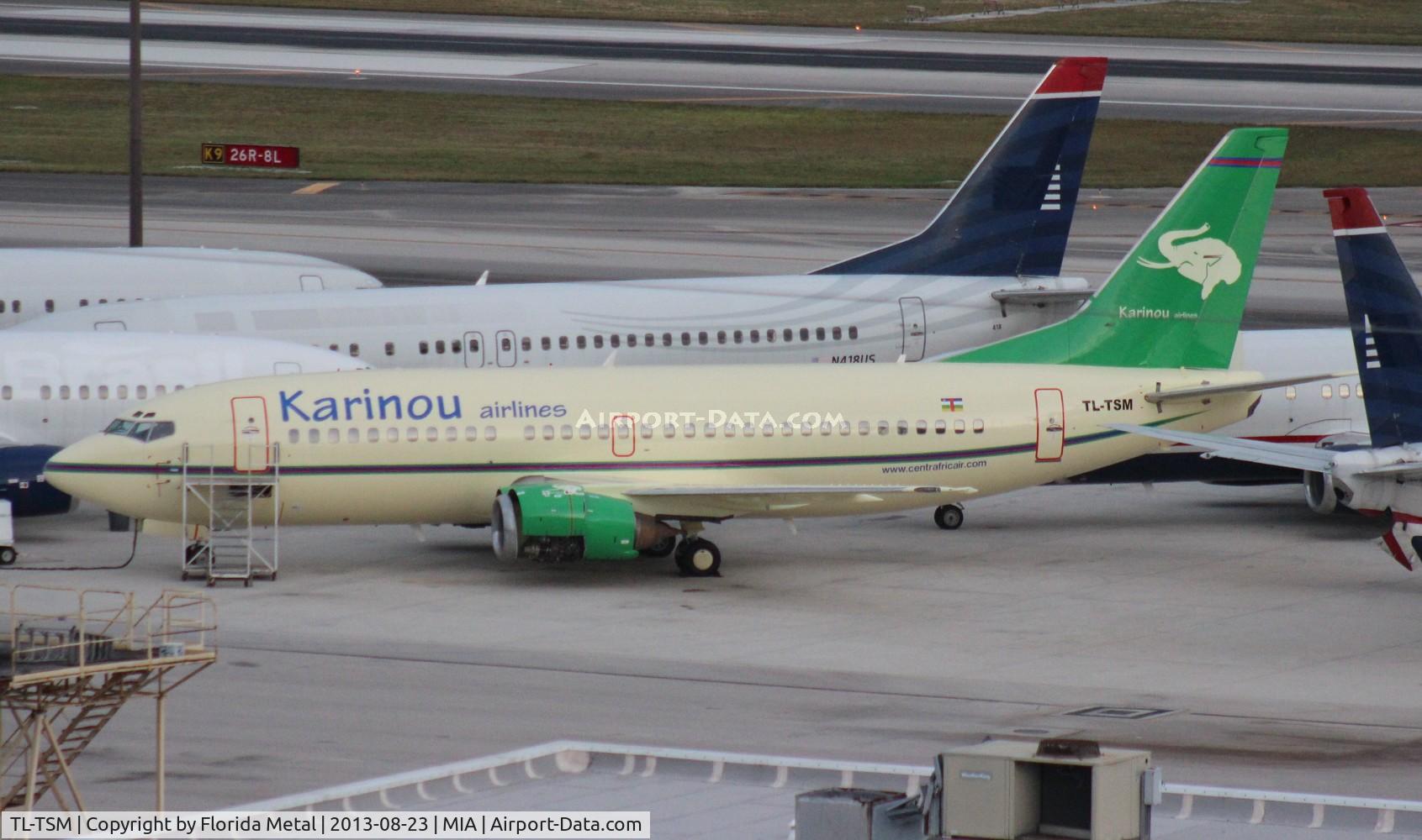 TL-TSM, 1997 Boeing 737-36N C/N 28560, Karinou Airlines Central African Republic