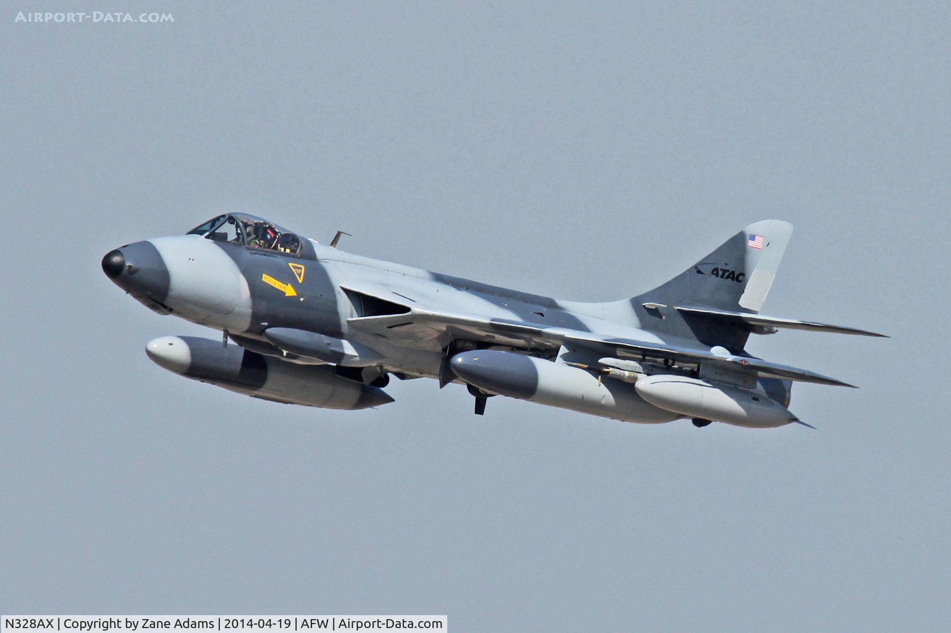 N328AX, 1958 Hawker Hunter Mk.58 C/N 41H-697398, At Alliance Airport