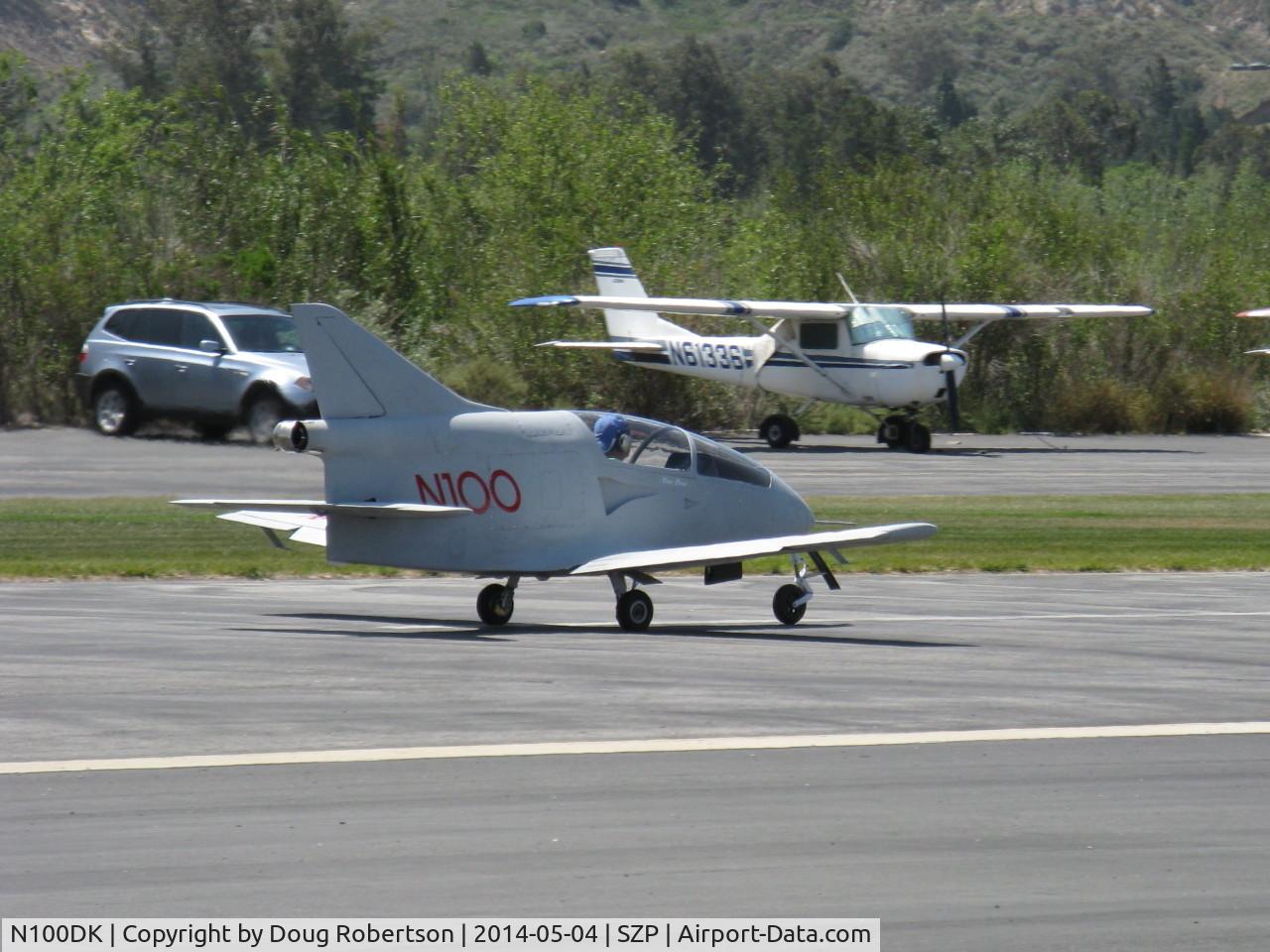 N100DK, 2012 Bede BD-5J C/N 001, 2012 Vogel KEDAN 1, Quantom Turbine TJ-100 Turbojet, 265 lbs max thrust, takeoff roll Rwy 22 balked