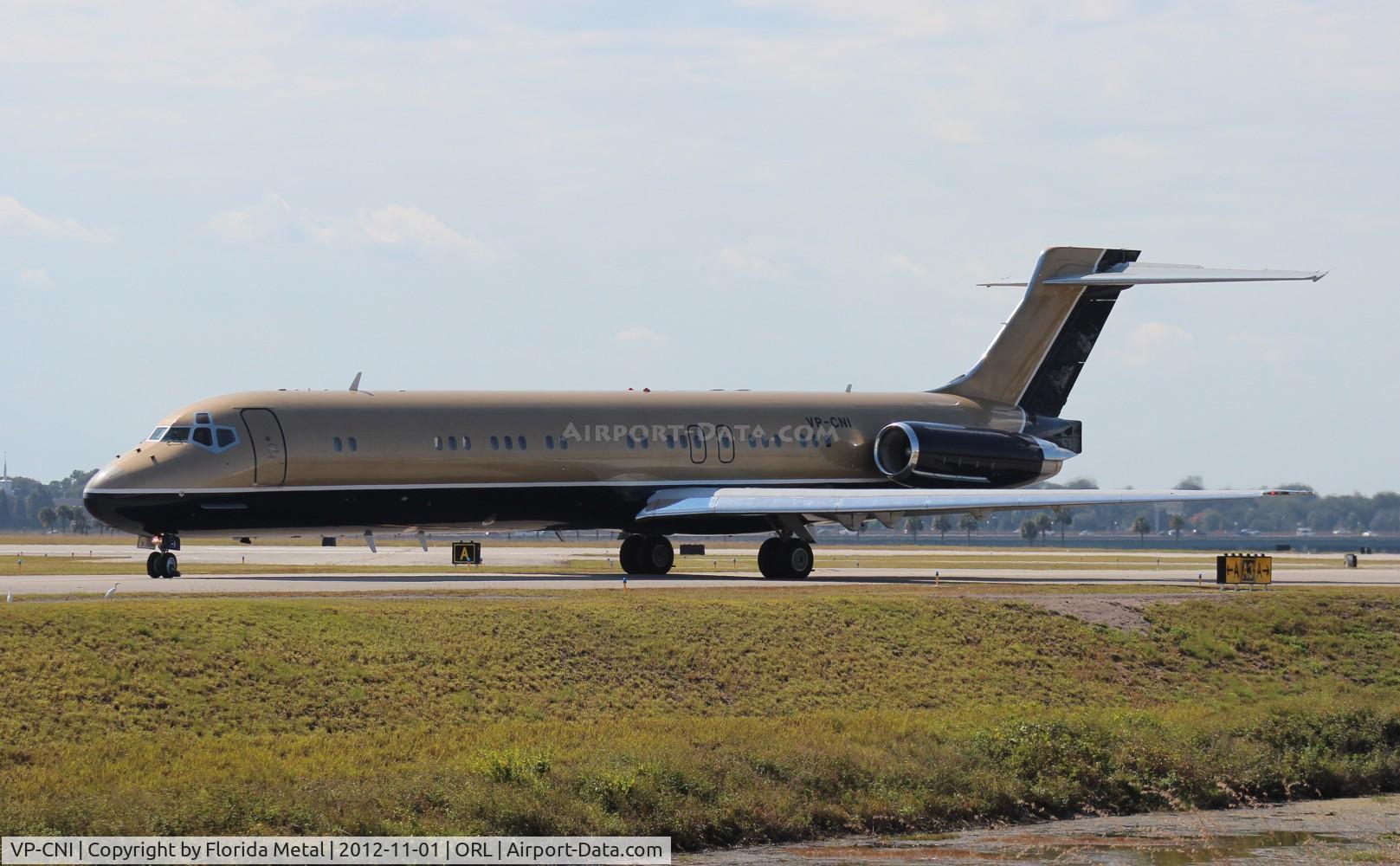 VP-CNI, 1989 McDonnell Douglas MD-87 (DC-9-87) C/N 49767, Private MD-87