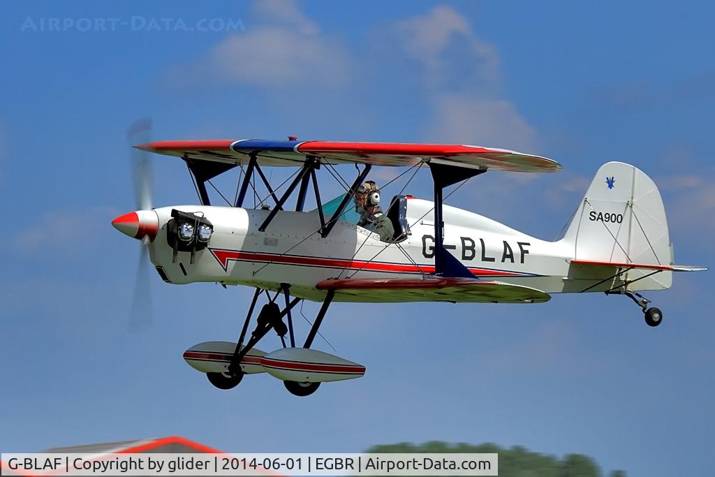 G-BLAF, 1987 Stolp SA-900 V-Star C/N PFA 106-10651, Arriving for June 1st 2014 Fly In Breighton
