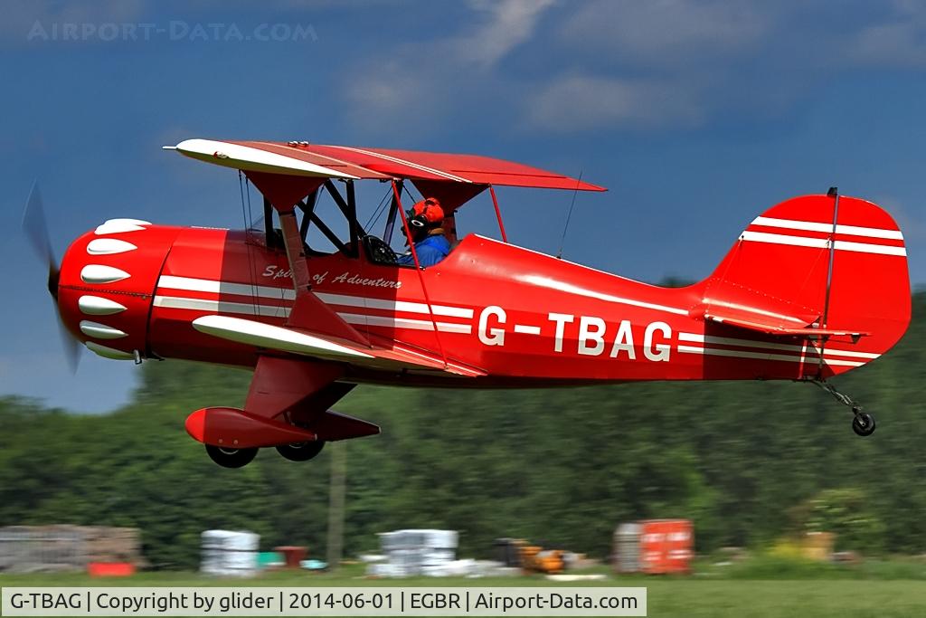 G-TBAG, 1991 Murphy Renegade 912 C/N PFA 188-11912, Arriving for June 1st fly in Breighton