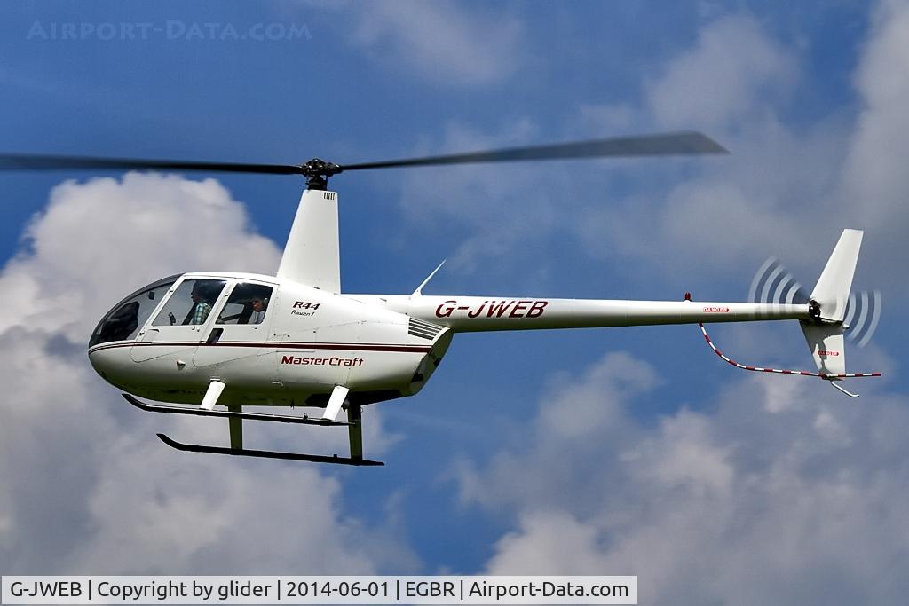 G-JWEB, 2003 Robinson R44 Raven C/N 1334, Arrival