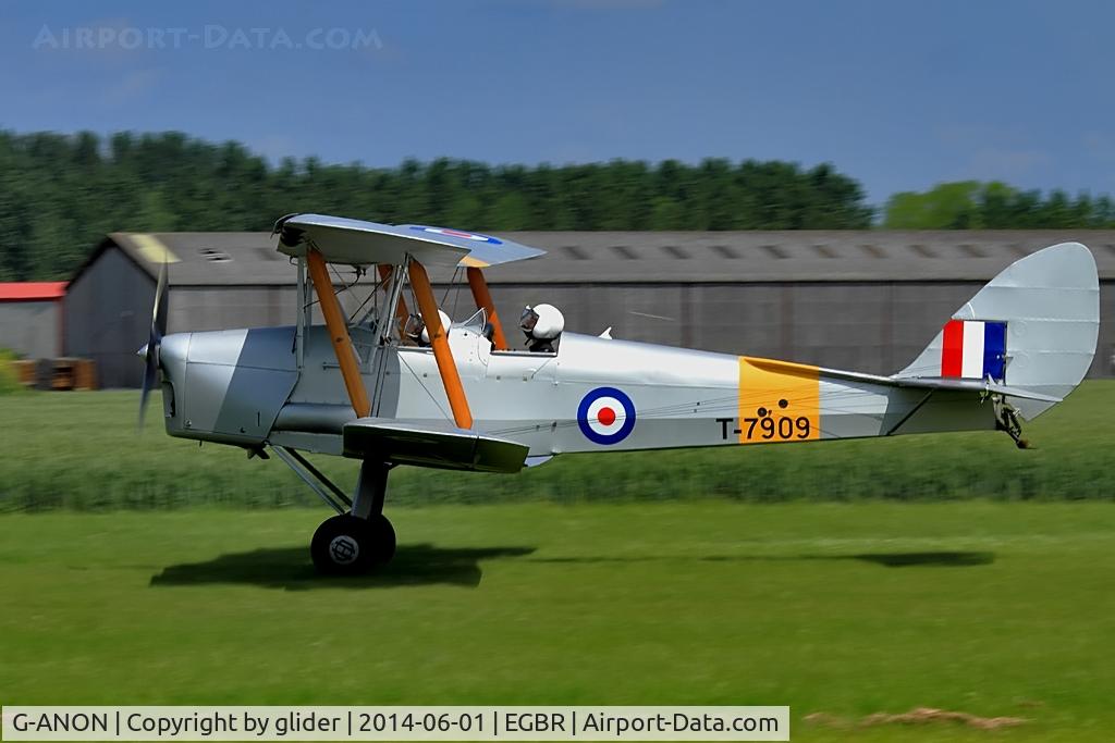 G-ANON, 1941 De Havilland DH-82A Tiger Moth II C/N 84270, Arrival