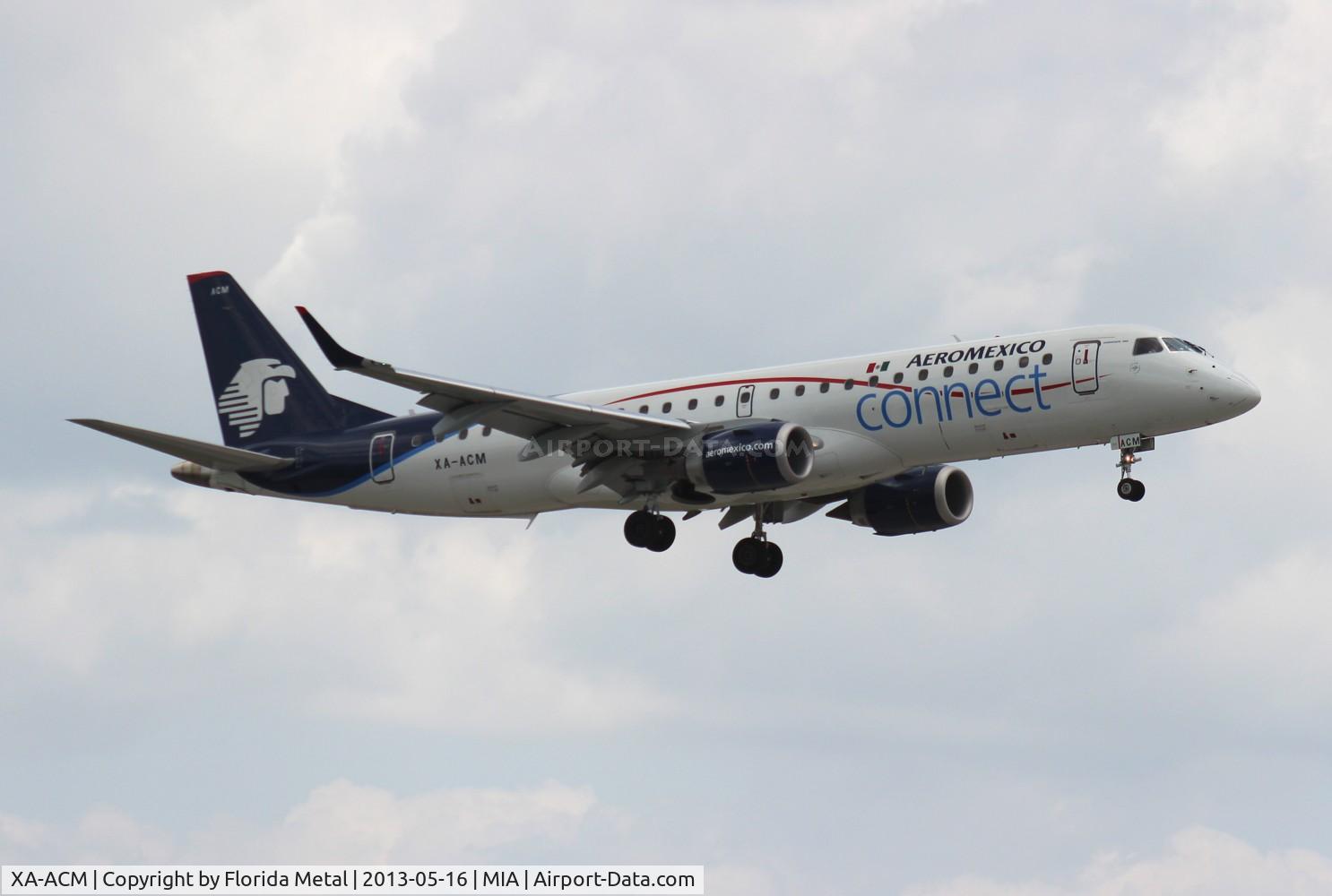 XA-ACM, 2012 Embraer 190LR (ERJ-190-100LR) C/N 19000546, Aermexico E190