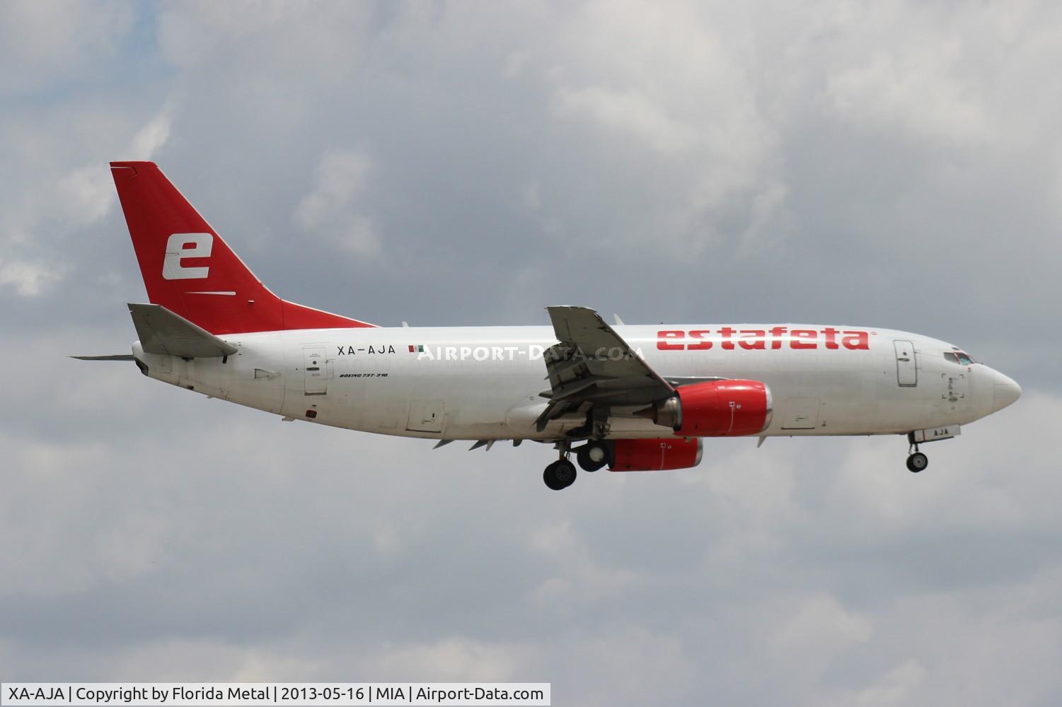 XA-AJA, 1987 Boeing 737-3Y0/SF C/N 23747, Estafeta Cargo 737-300