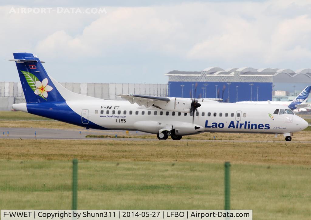 F-WWET, 2014 ATR 72-600 (72-212A) C/N 1155, C/n 1155 - To be RPDL-34225