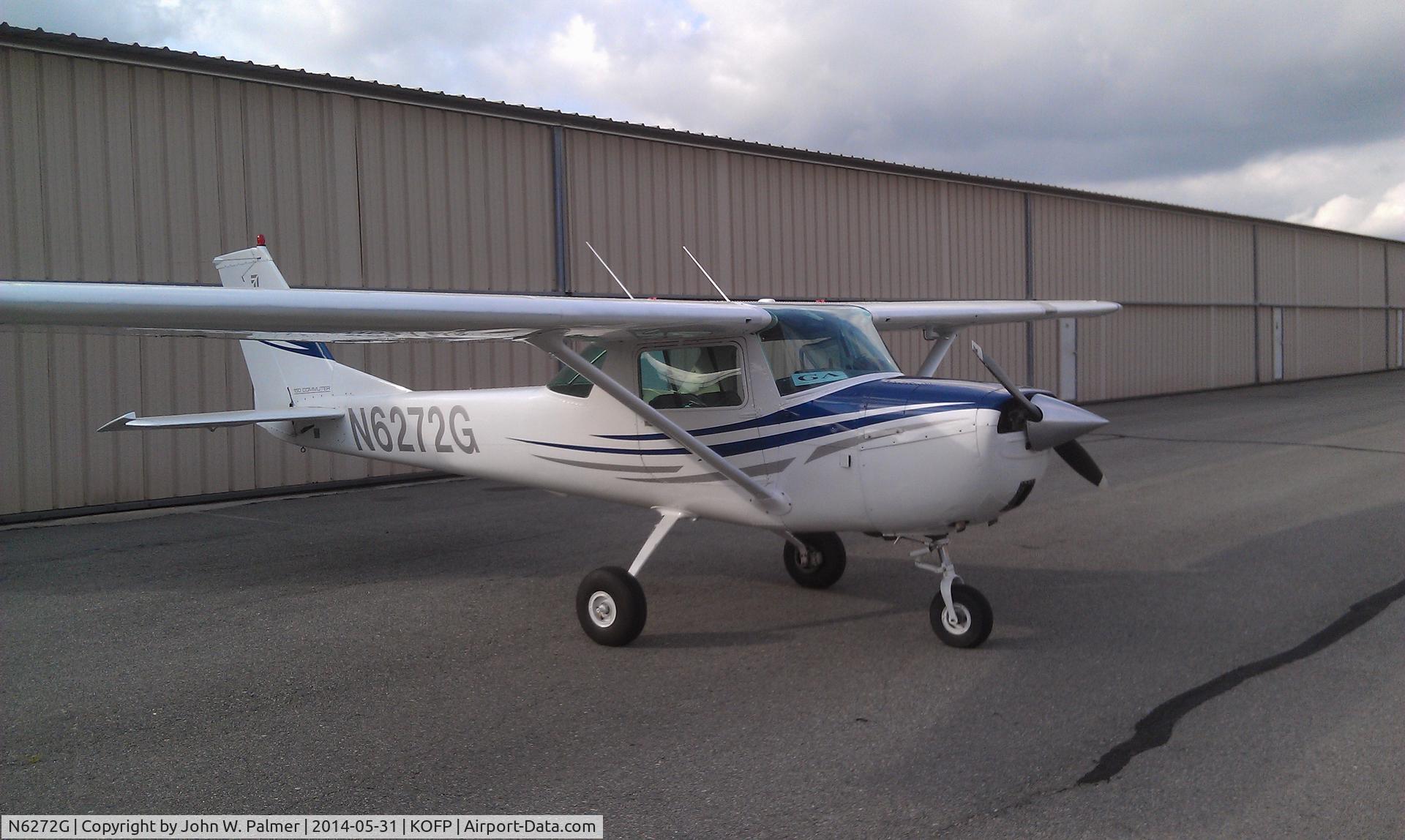 N6272G, 1970 Cessna 150K C/N 15071772, 72G sitting in front of my hanger.