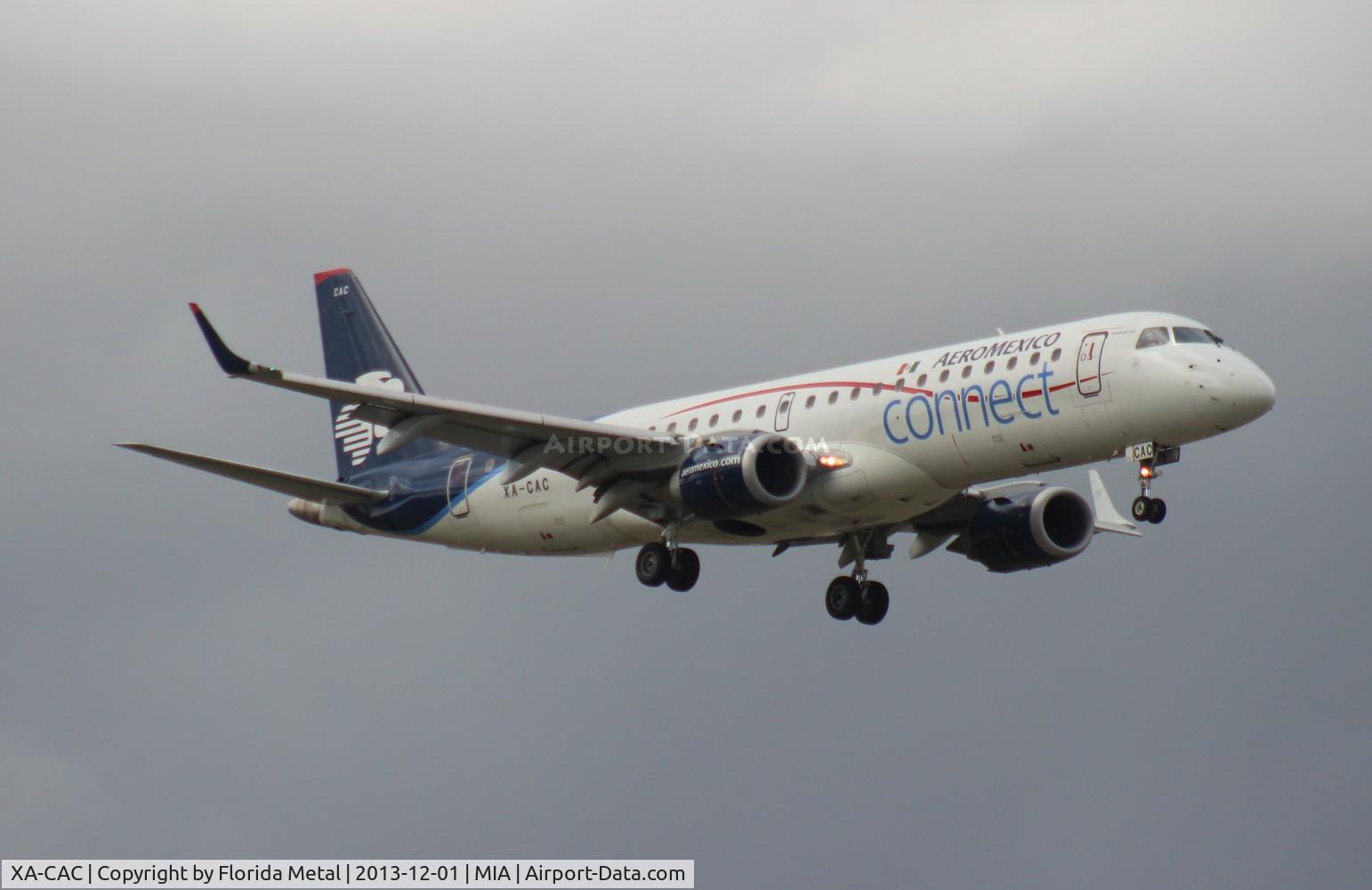 XA-CAC, 2007 Embraer 190LR (ERJ-190-100LR) C/N 19000135, Aeromexico Connect E190