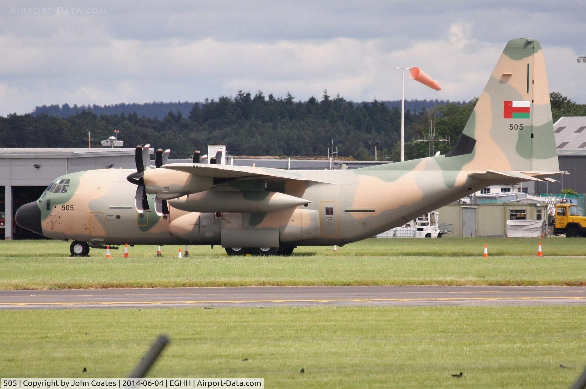 505, 2013 Lockheed Martin C-130J C/N 382-5739, First visit to BOH