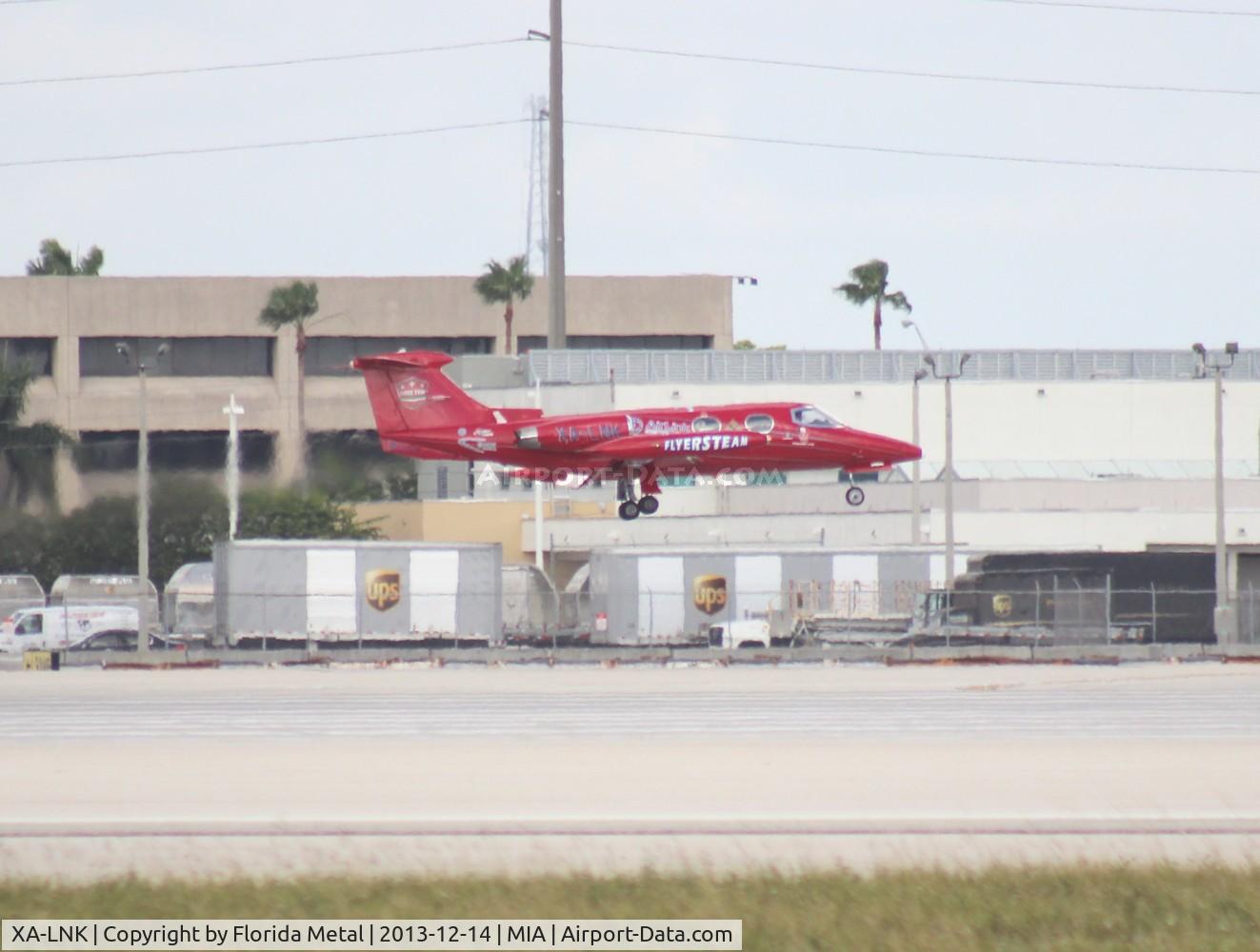XA-LNK, 1968 Learjet 24 C/N 24-174, Wish I had sun and my new lens at the time, this cool little Mexican registered Lear 24 is part of FlyersTeam Airshow in Mexico