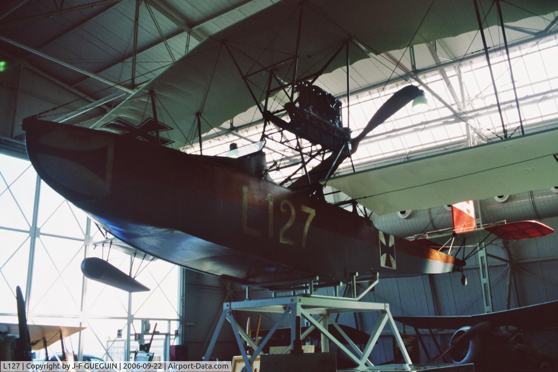 L127, U.F.A.G. (Lohner) T1 C/N 127, Seaplane captured by Italians on 3rd june 1918, on display at Vigna di Valle.